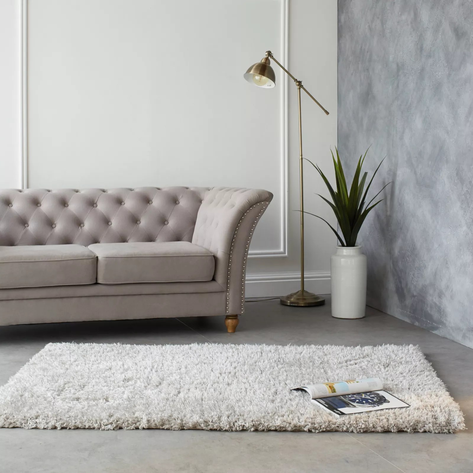 Cozee Home Baxter Shaggy Rug QVC UK