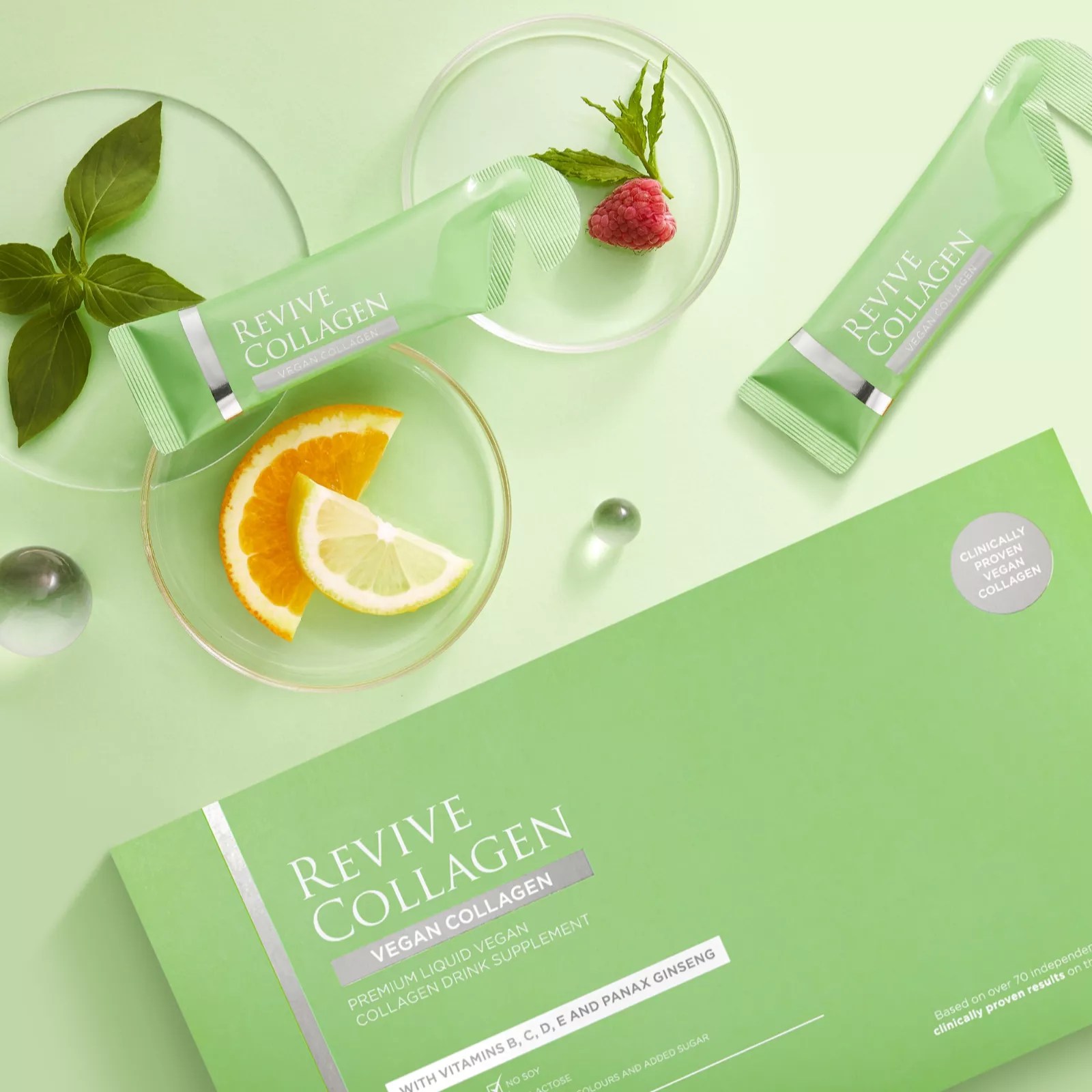 Revive Collagen Vegan Collagen Drink Supplement 14 Day Supply QVC UK