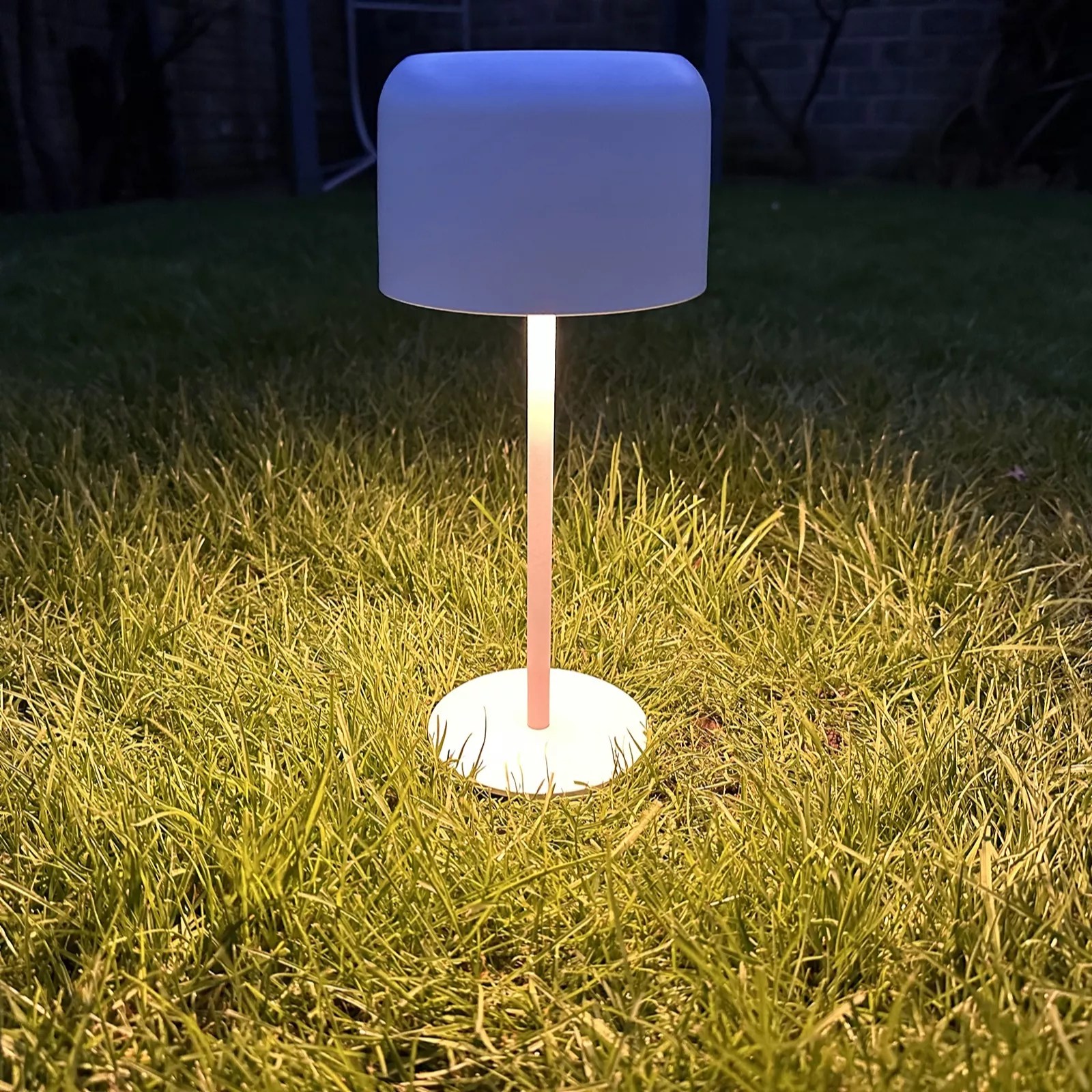SFIXX Dual Powered Indoor Outdoor Touch Control Table Lamp QVC UK