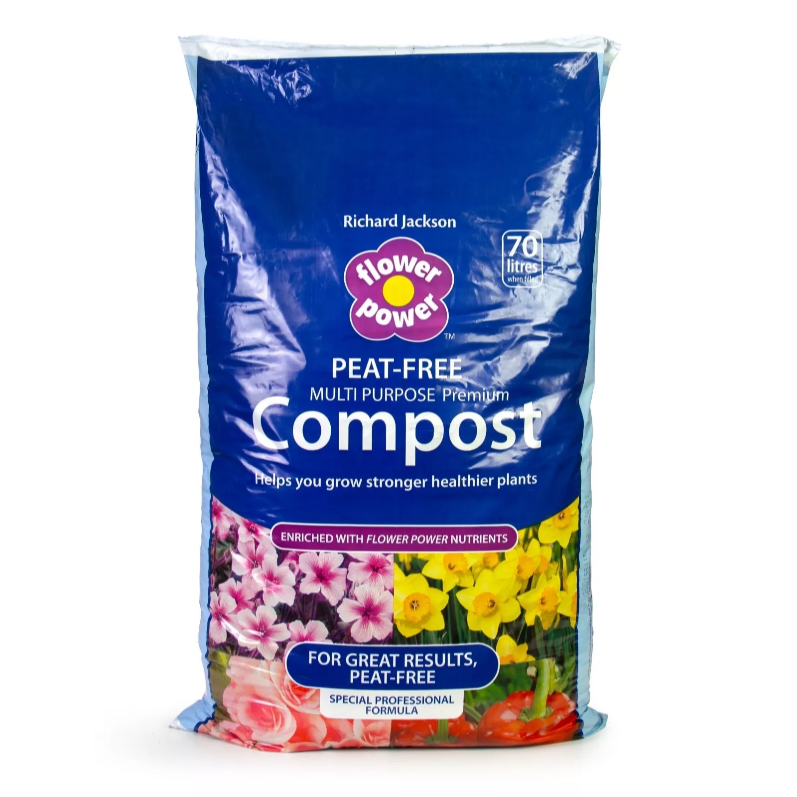 Richard Jackson Peat Free Multi Purpose Premium Compost 70 Litres QVC UK
