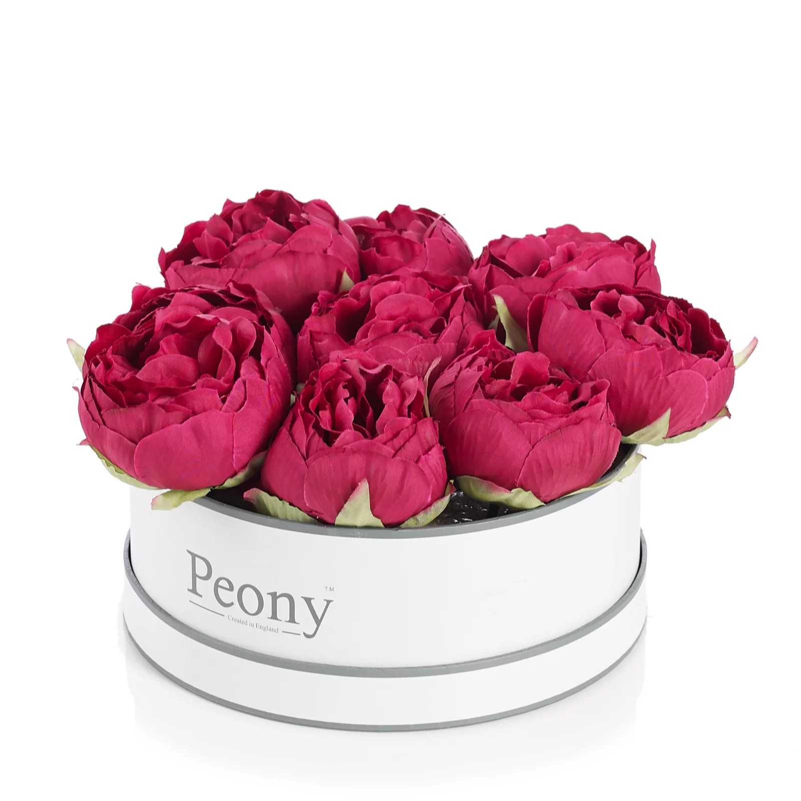Peony Peonies in Hatbox QVC UK