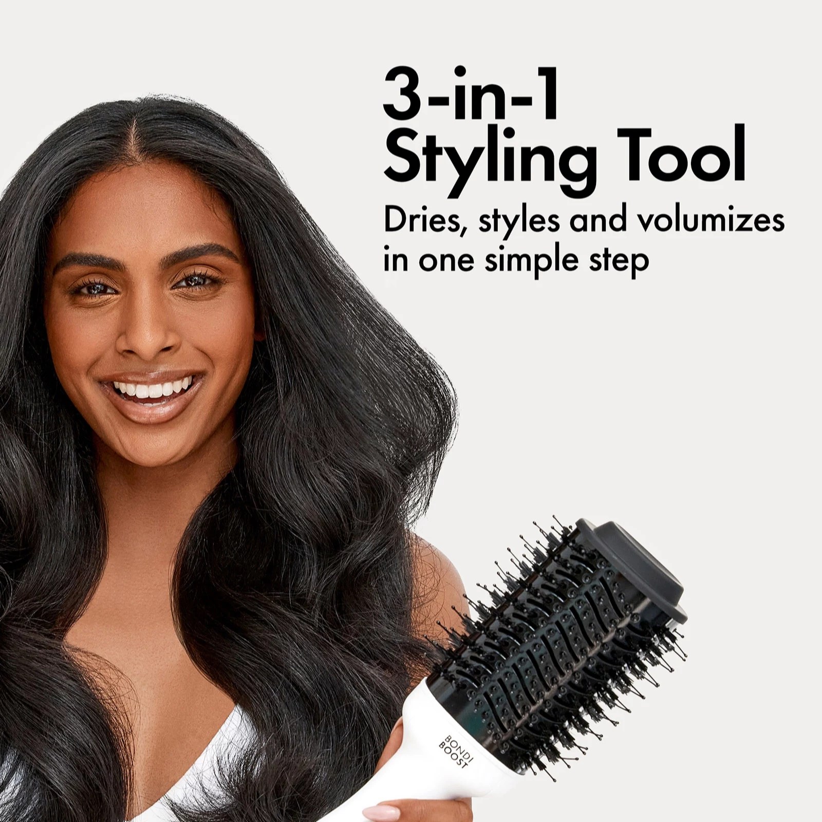 BondiBoost Blowout Brush Pro 3in1 Hair Styling Tool QVC UK