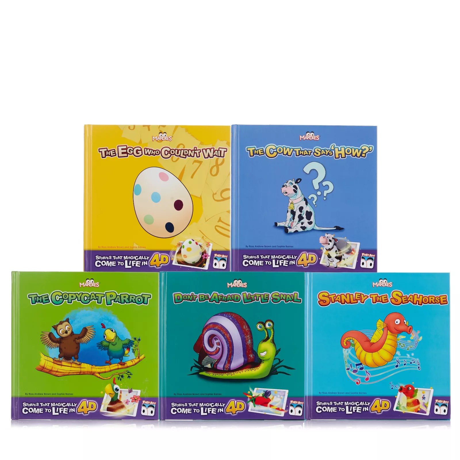 Mardles Set of 5 Interactive Story Books QVC UK