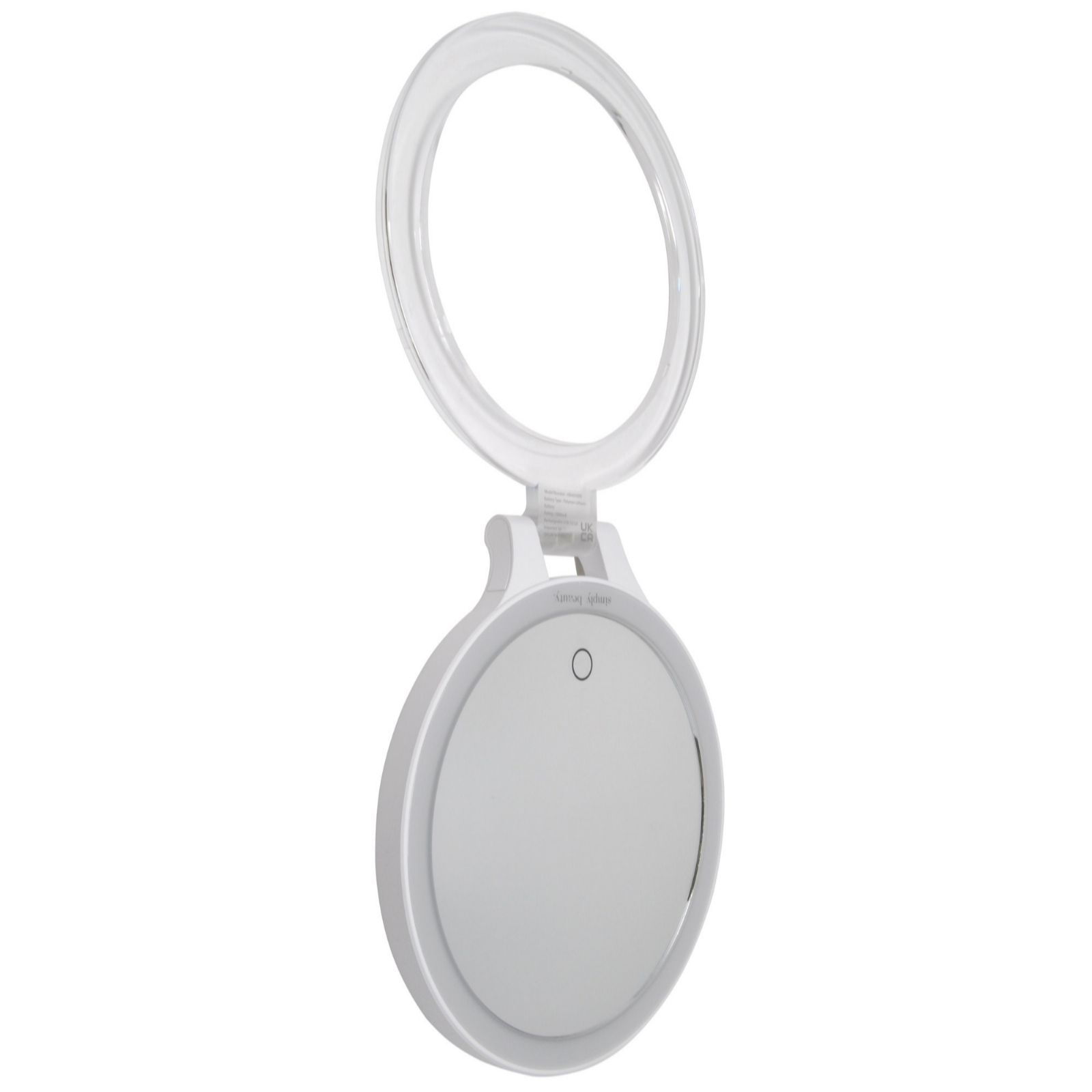 Outlet Simply Beauty Flex Stand LED Vanity Mirror QVC UK