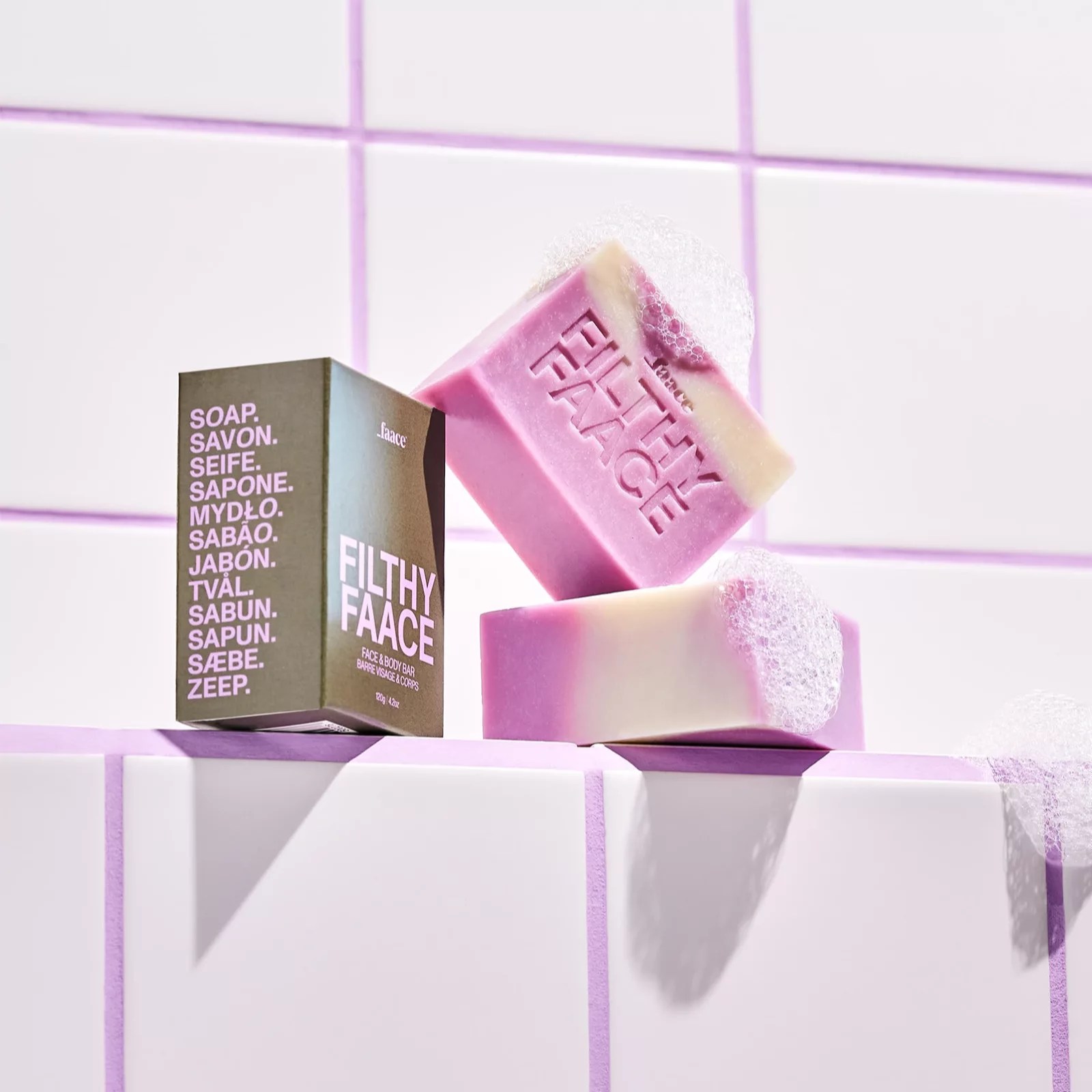 Faace Filthy Face & Body Cleansing Bar 120g QVC UK