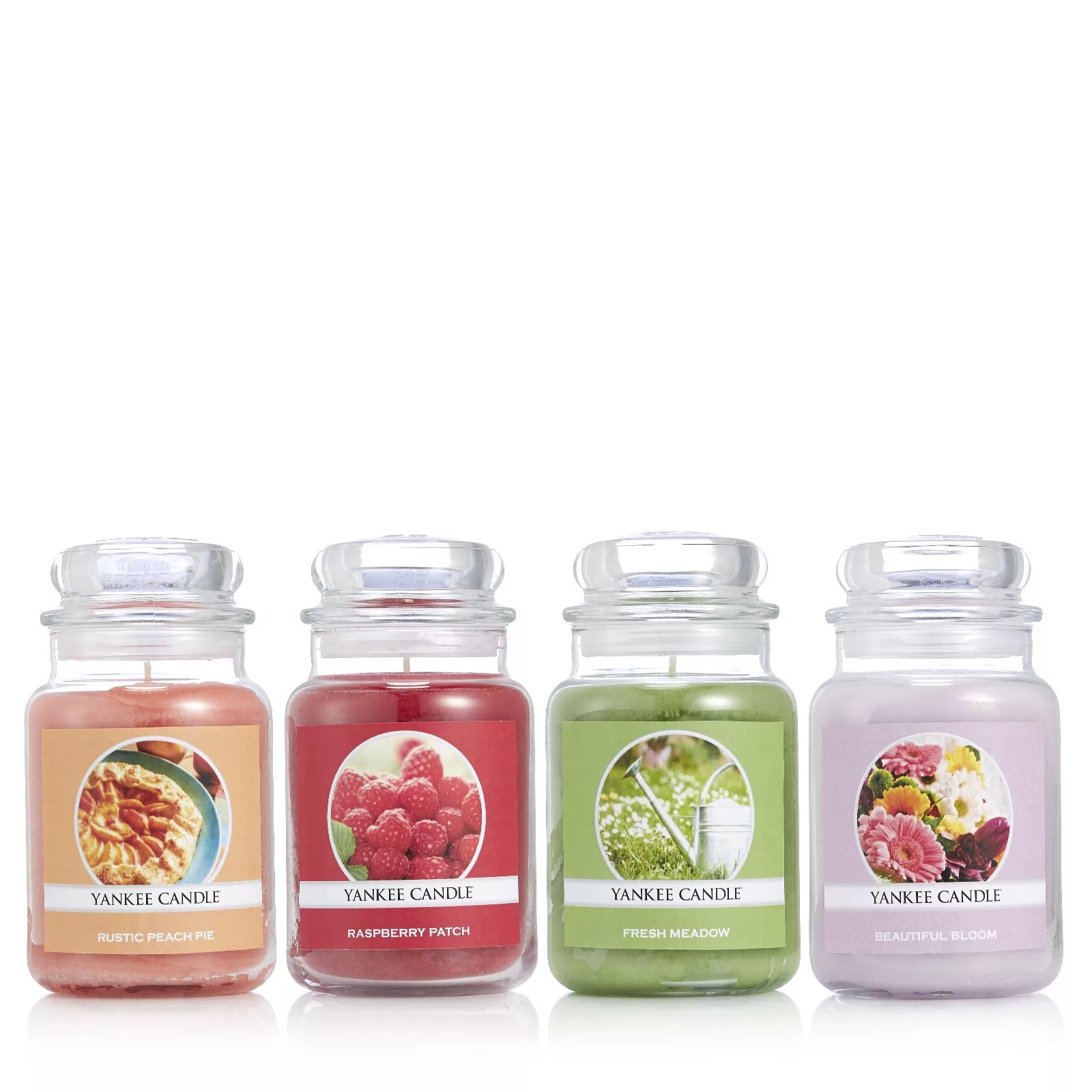 Yankee Candle Set of 4 USA Special Collectors Edition Large Jars QVC UK