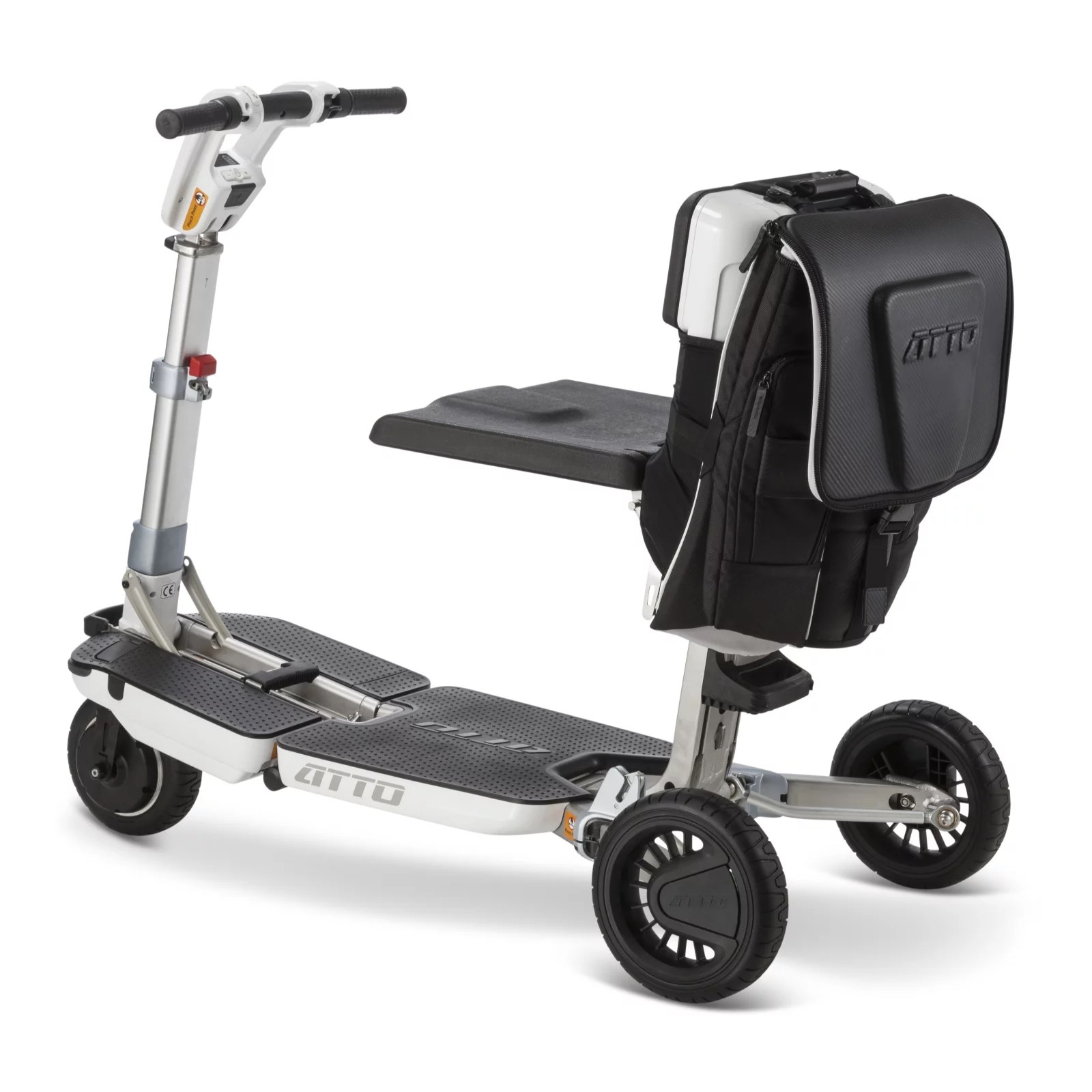 ATTO Compact Mobility Scooter with Travel Kit QVC UK