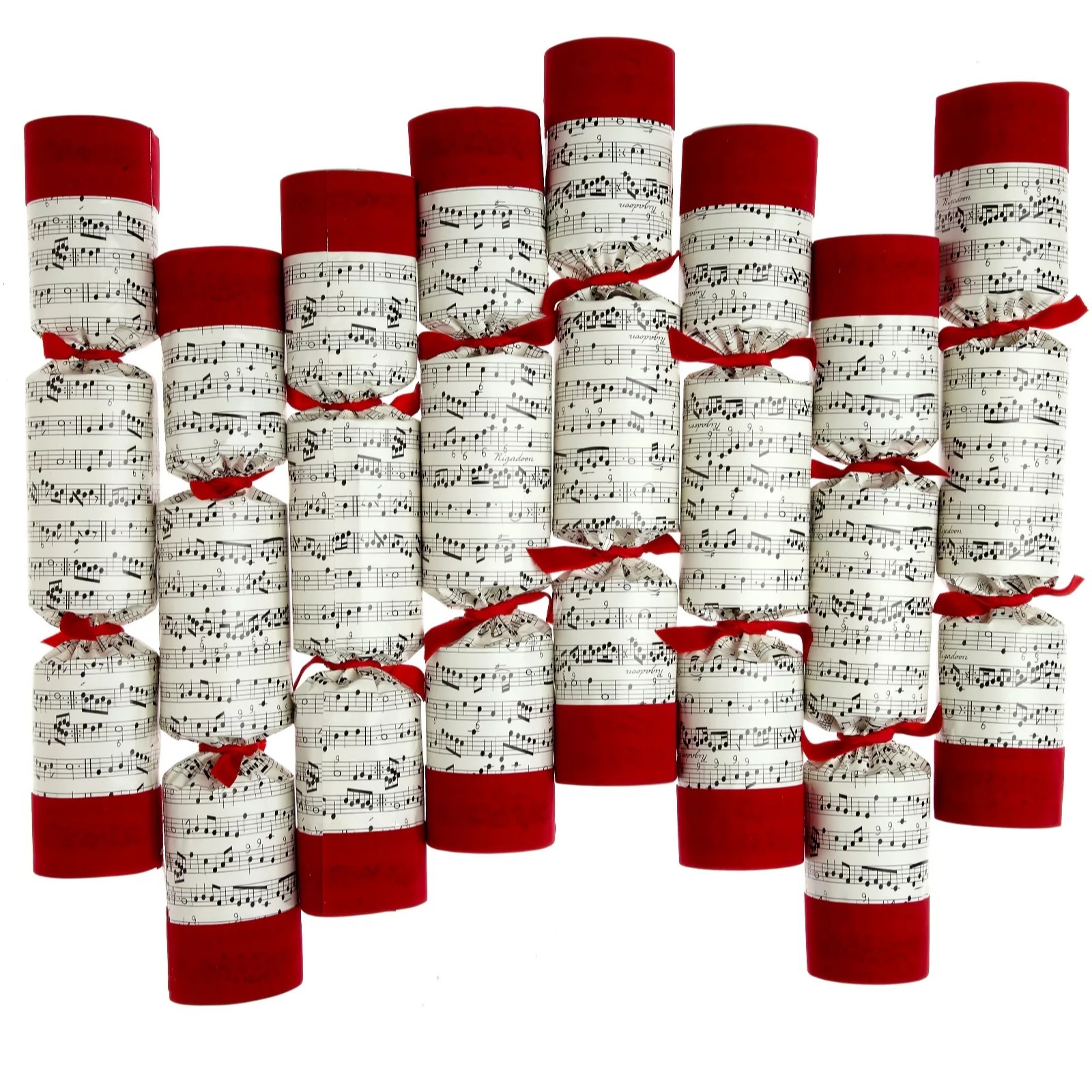 Set of 8 Handbell Choir Christmas Crackers QVC UK