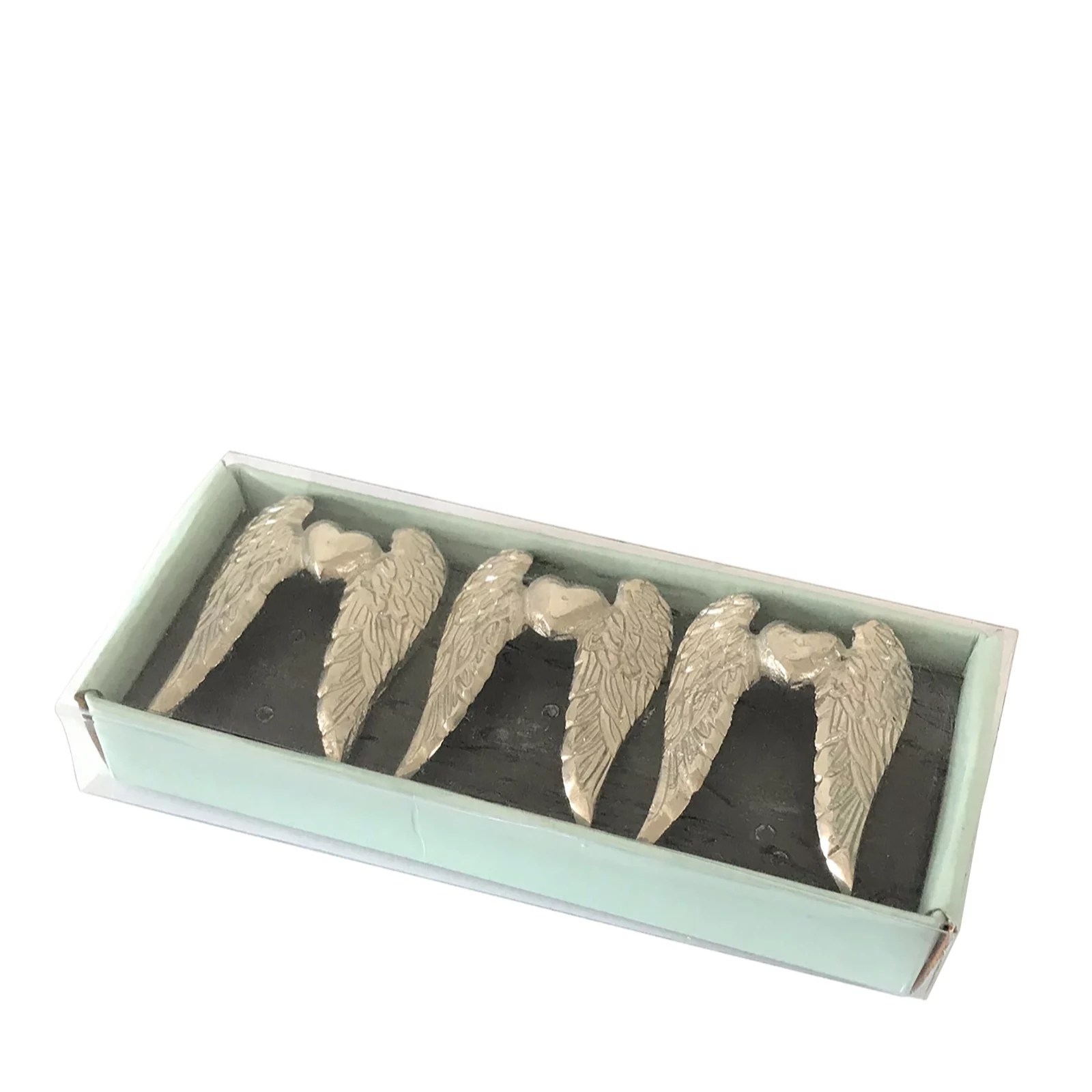 Culinary Concepts Set of 3 Angel Wing Candle Jewellery Pins with