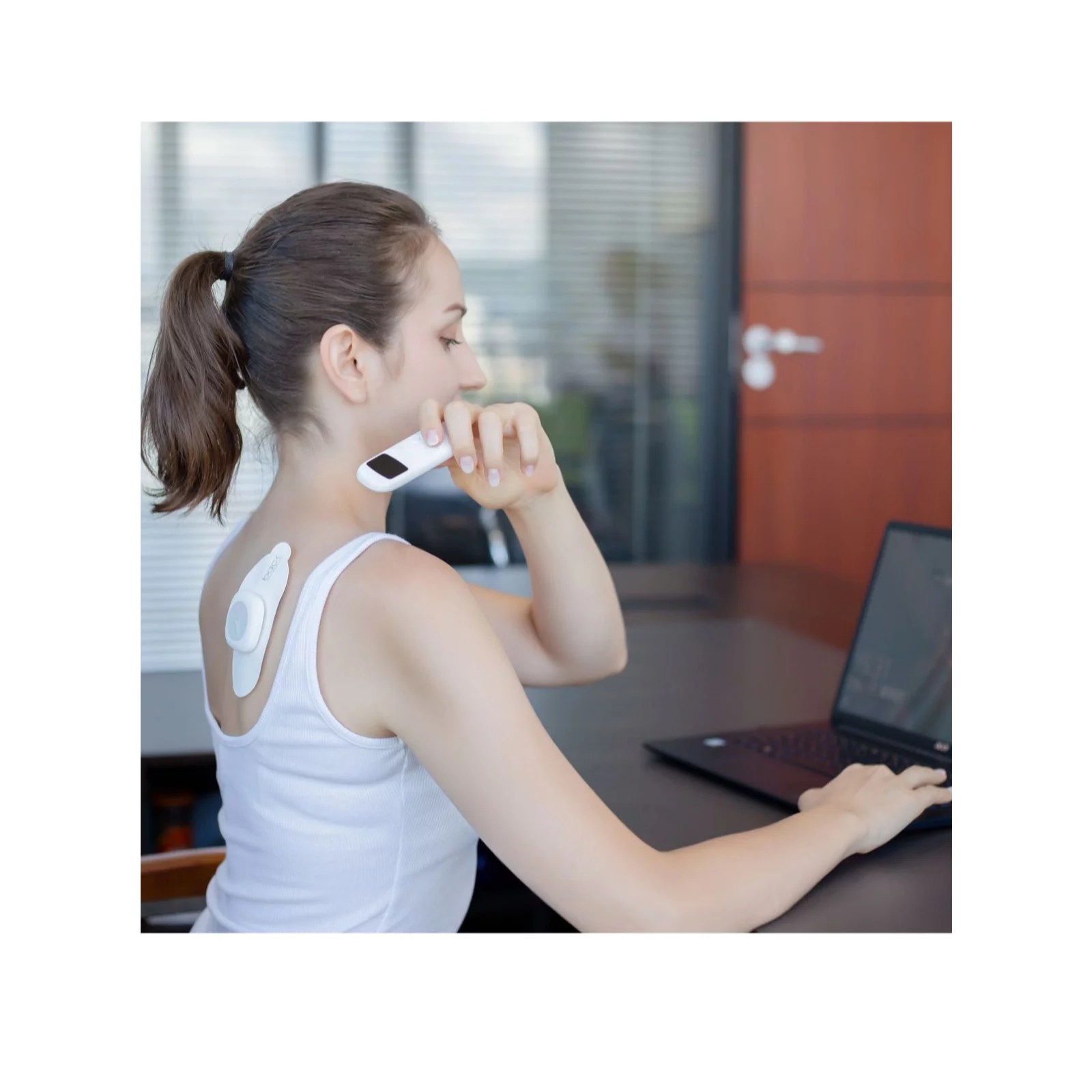 Back Therapy EMS Pad with Remote Control QVC UK