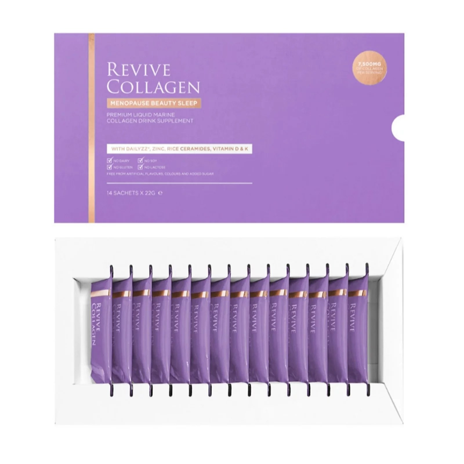 Revive Collagen Menopause Beauty Sleep Drink Supplement 14 Days Supply