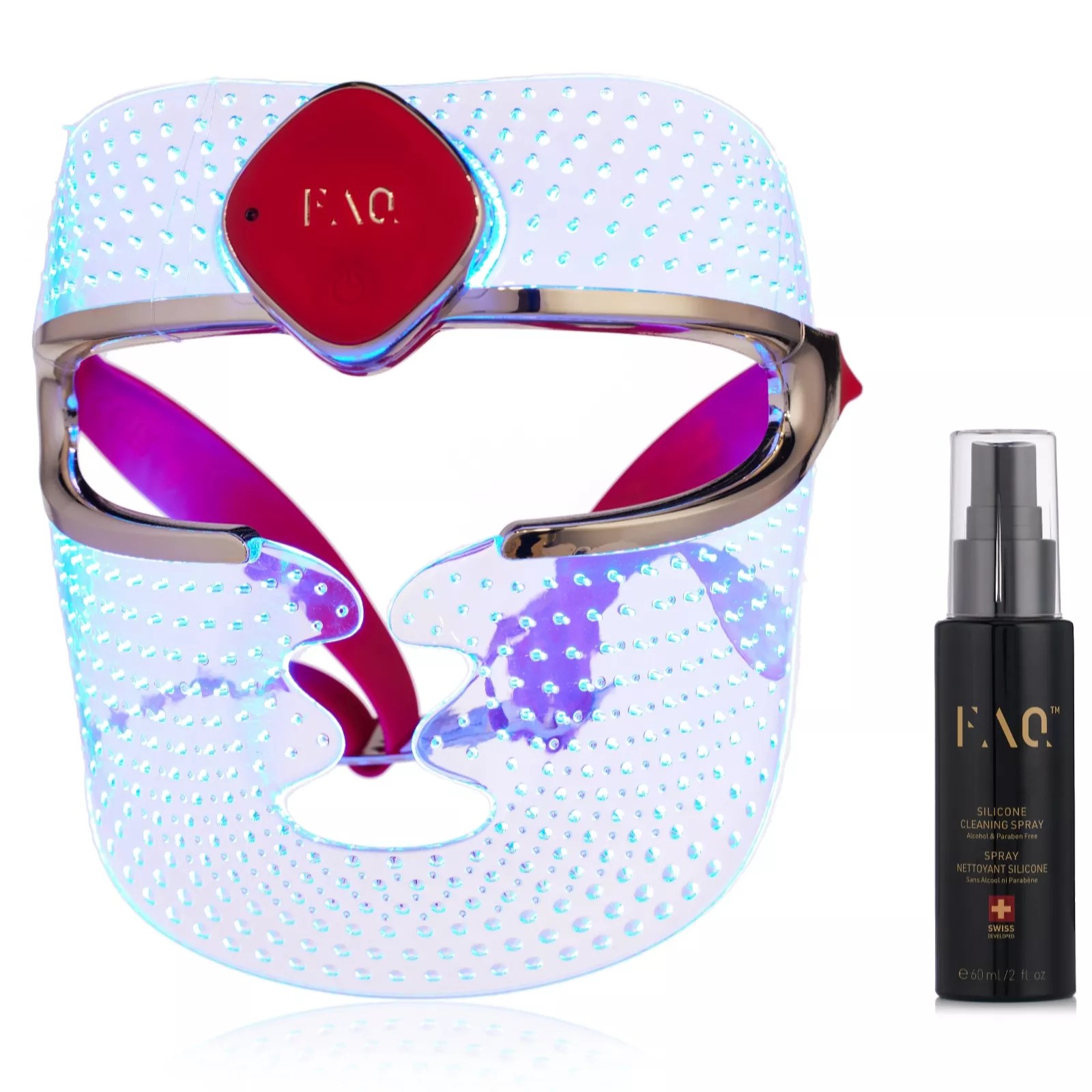 Foreo FAQ 201 Silicone LED Face Mask QVC UK