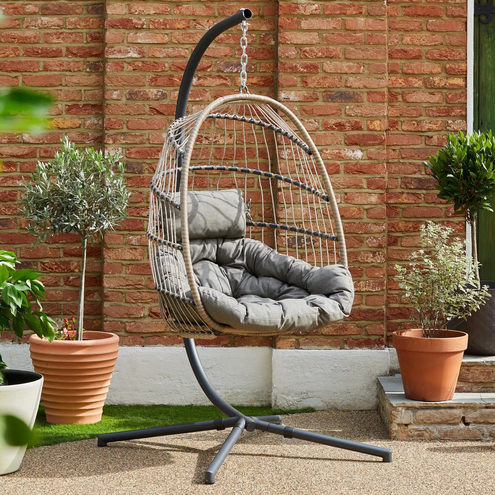Outlet Innovators Holly Folding Cocoon Chair QVC UK
