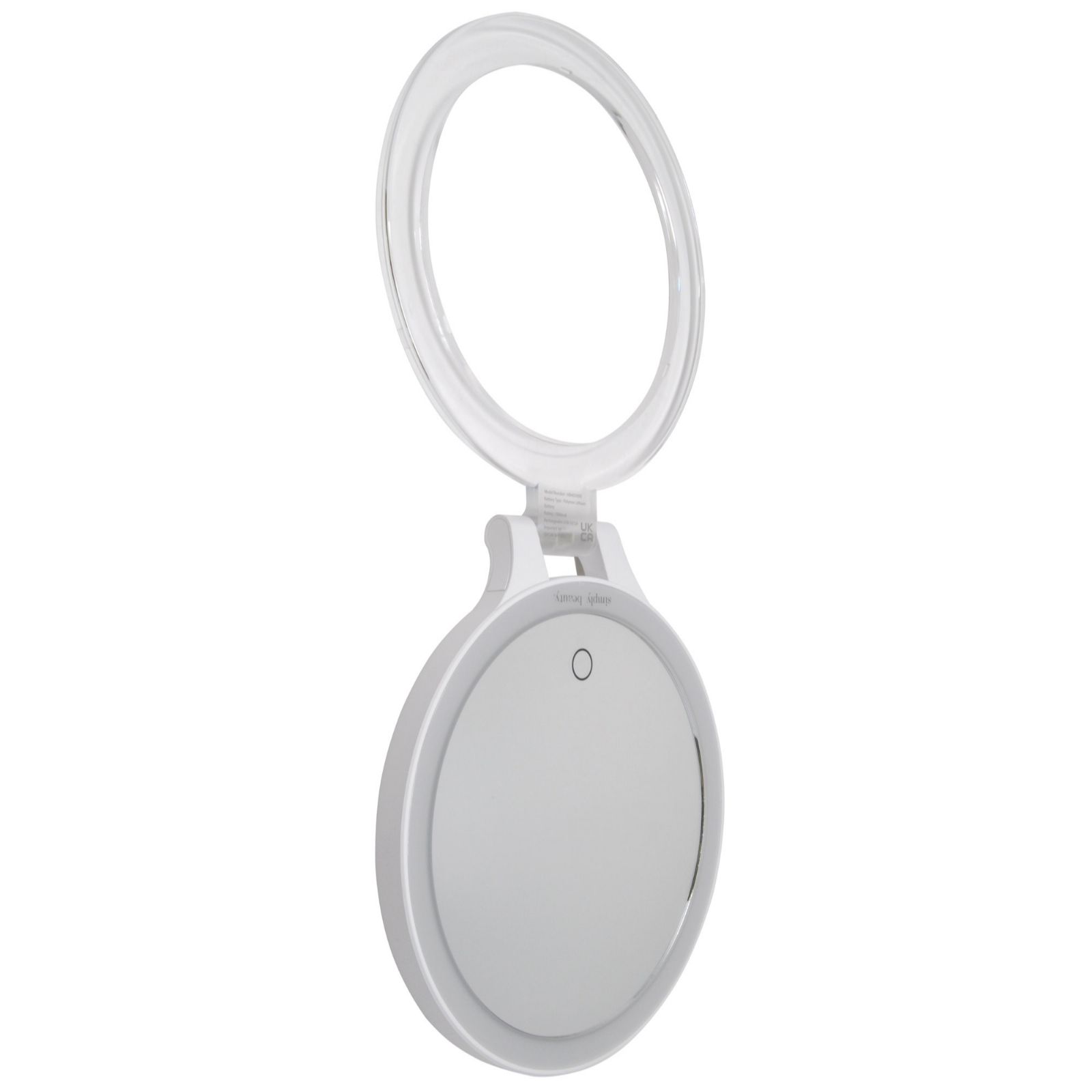 Simply Beauty Double Sided Flex Stand LED Vanity Mirror QVC UK