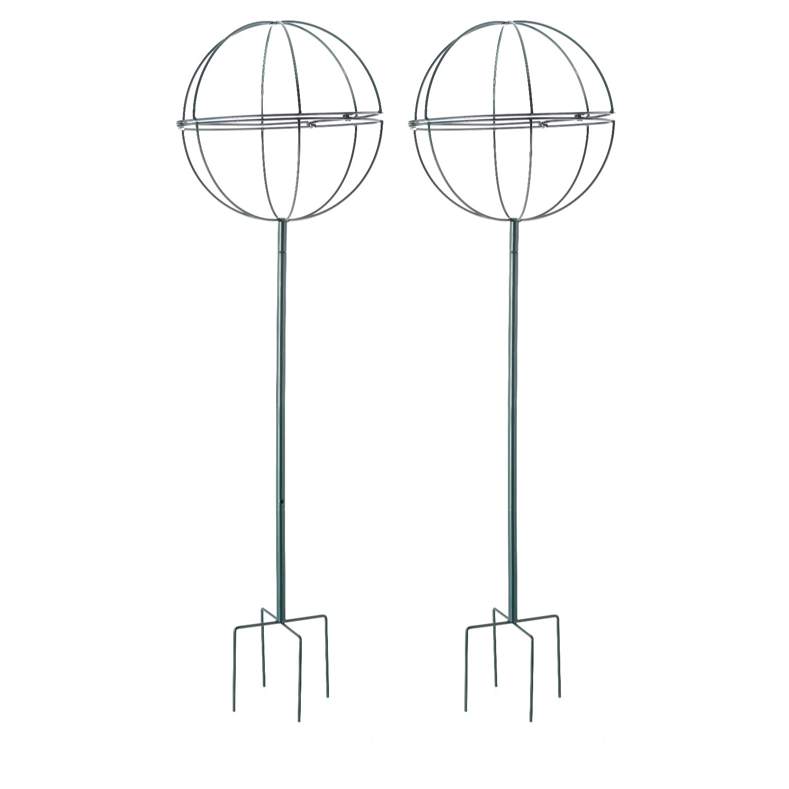 Grumpy Gardener Set of 2 Plant Supports QVC UK