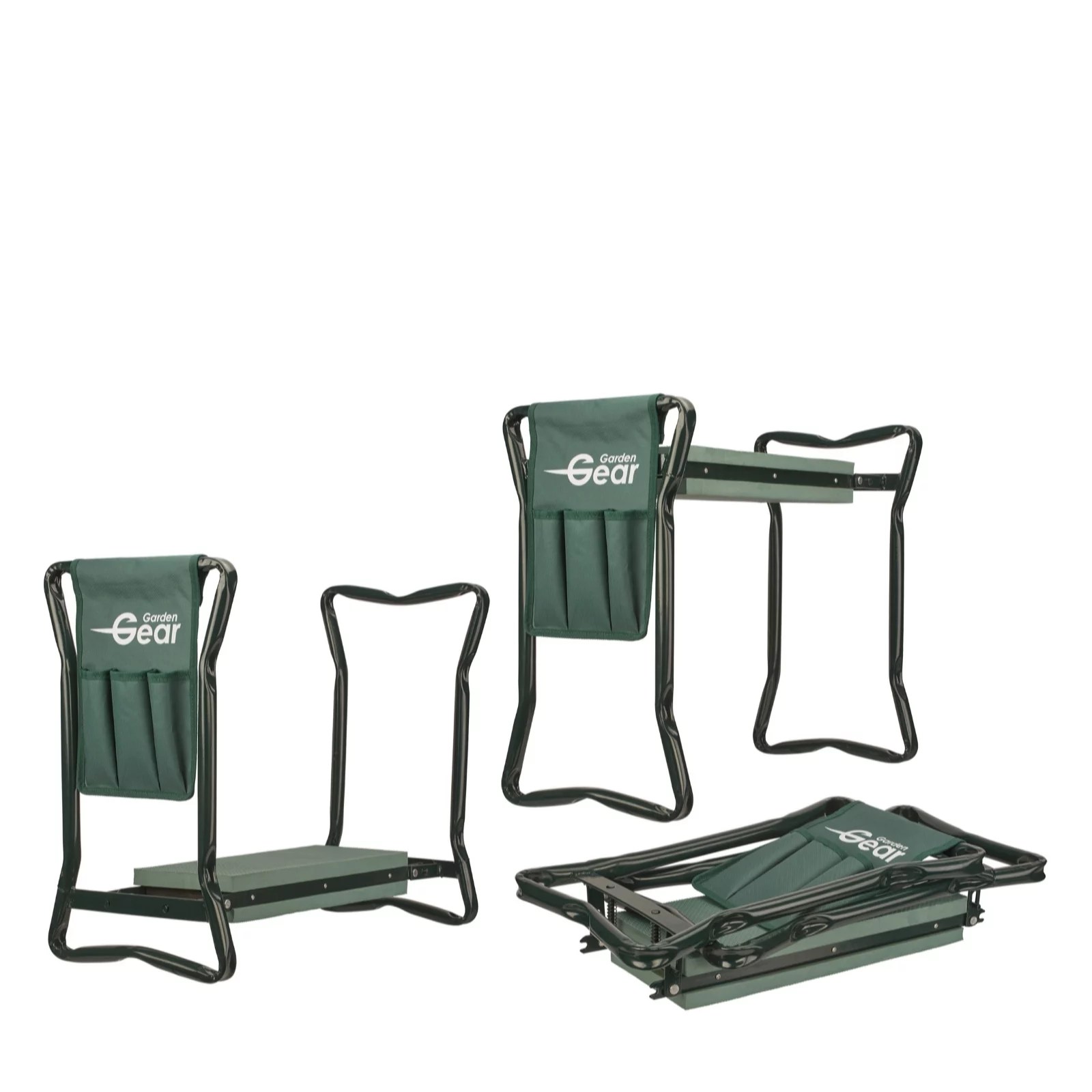 Outlet Garden Gear Folding Garden Seat Stool with Tool Bag QVC UK
