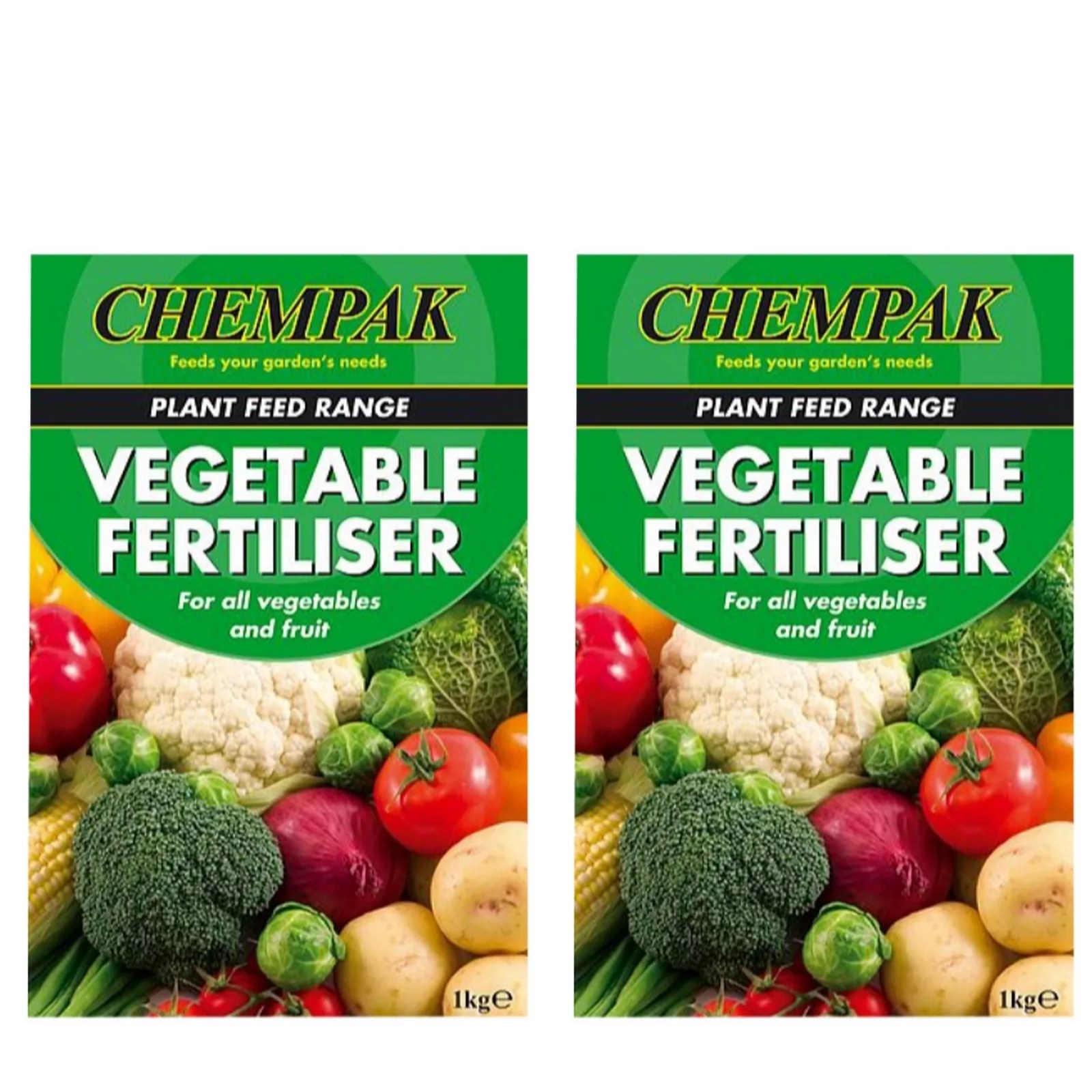Chempak Essentials Vegetable Feed 1kg x 2 QVC UK