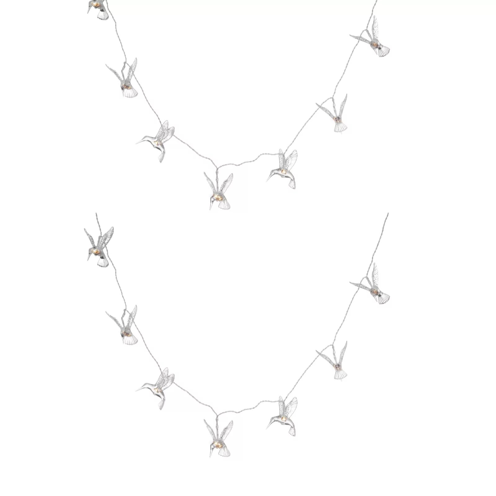 Alison Cork Set of 2 PreLit Hummingbird Light Strands QVC UK