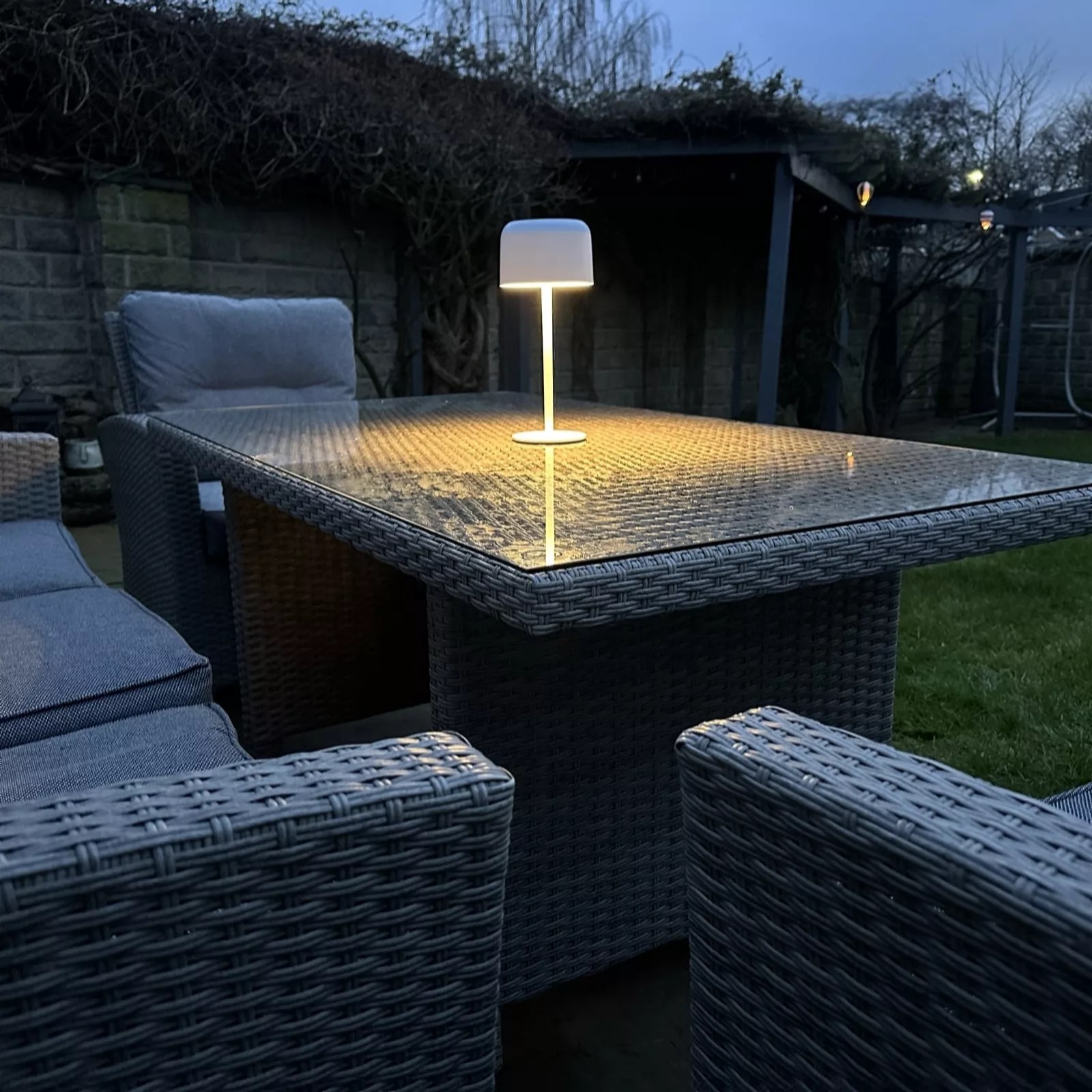 SFIXX Dual Powered Indoor Outdoor Touch Control Table Lamp 2 Pack QVC UK