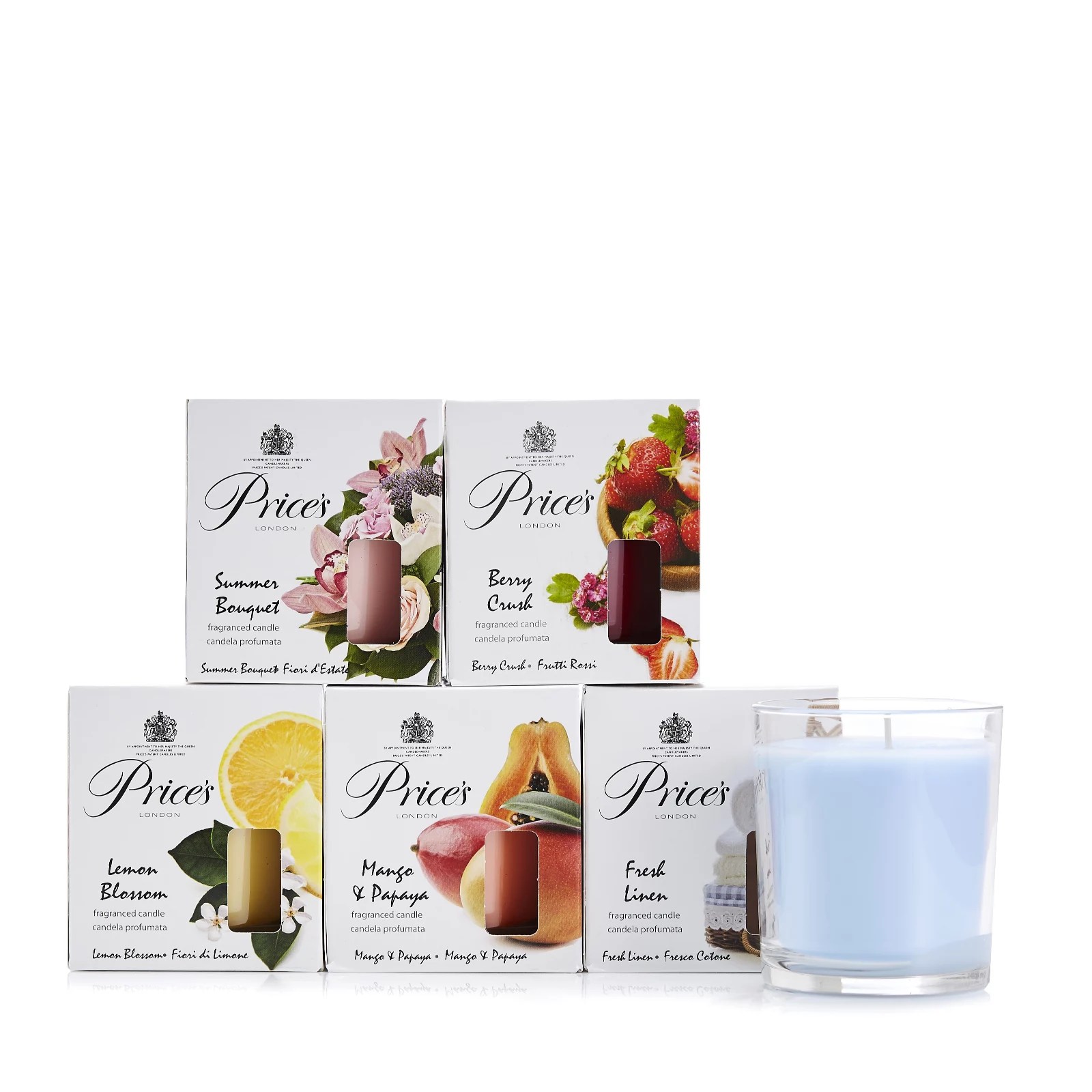 Price's Candles 5 Jar Candles & 90 Tealights Fragrance Gift Collection