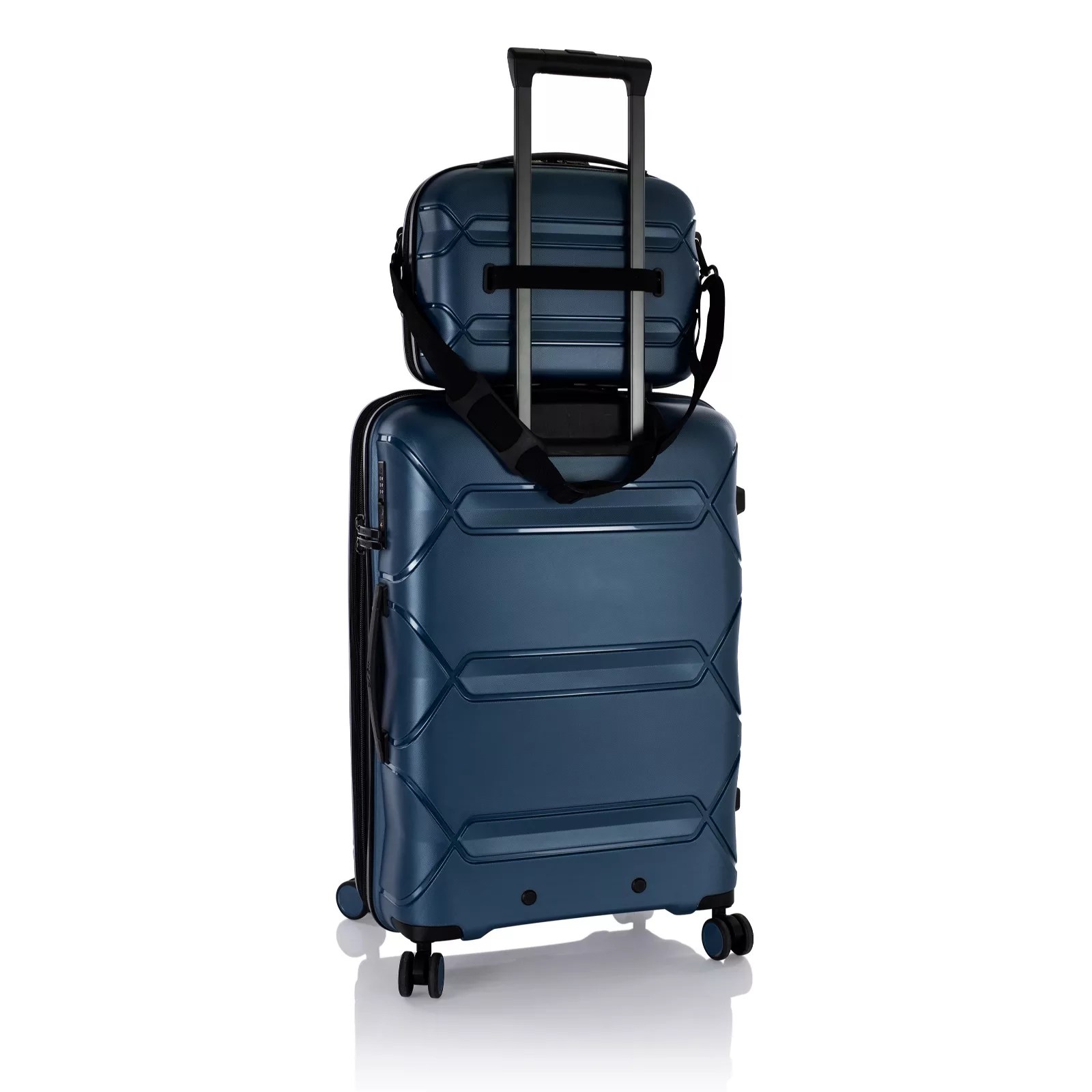 Outlet Heys Duraflex 3 Piece Luggage Set & Vanity Case QVC UK