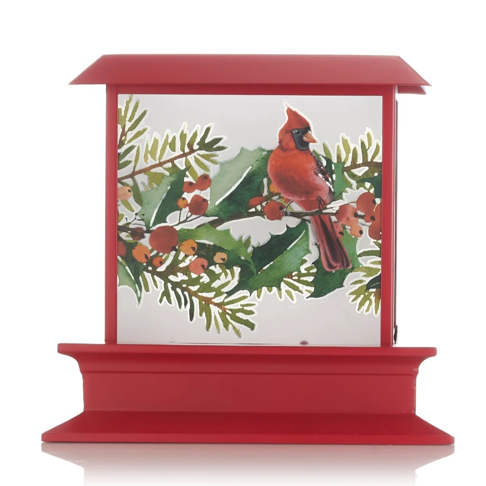 Outlet HomeWorx by Slatkin & Co. Cardinal Lantern Luminary QVC UK