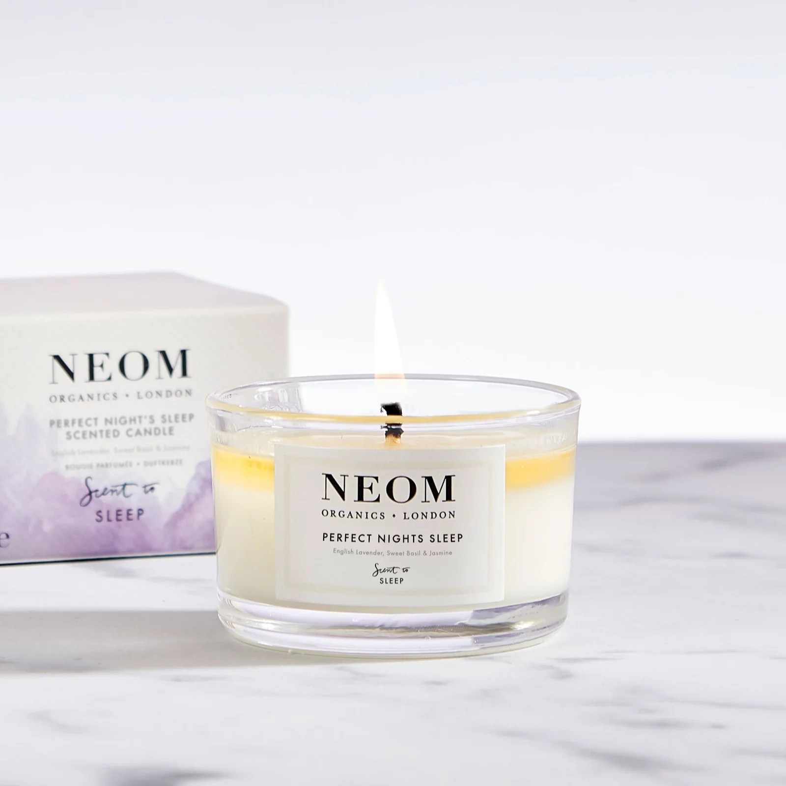 Neom Travel Size Candle & Reed Diffuser 2pc Collection QVC UK