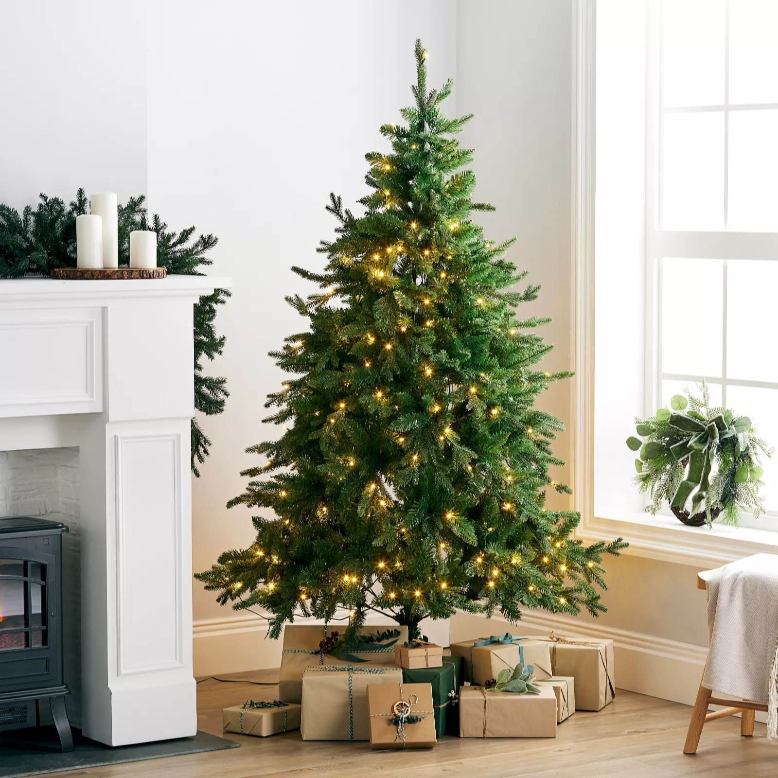 Home Reflections PreLit Christmas Tree QVC UK