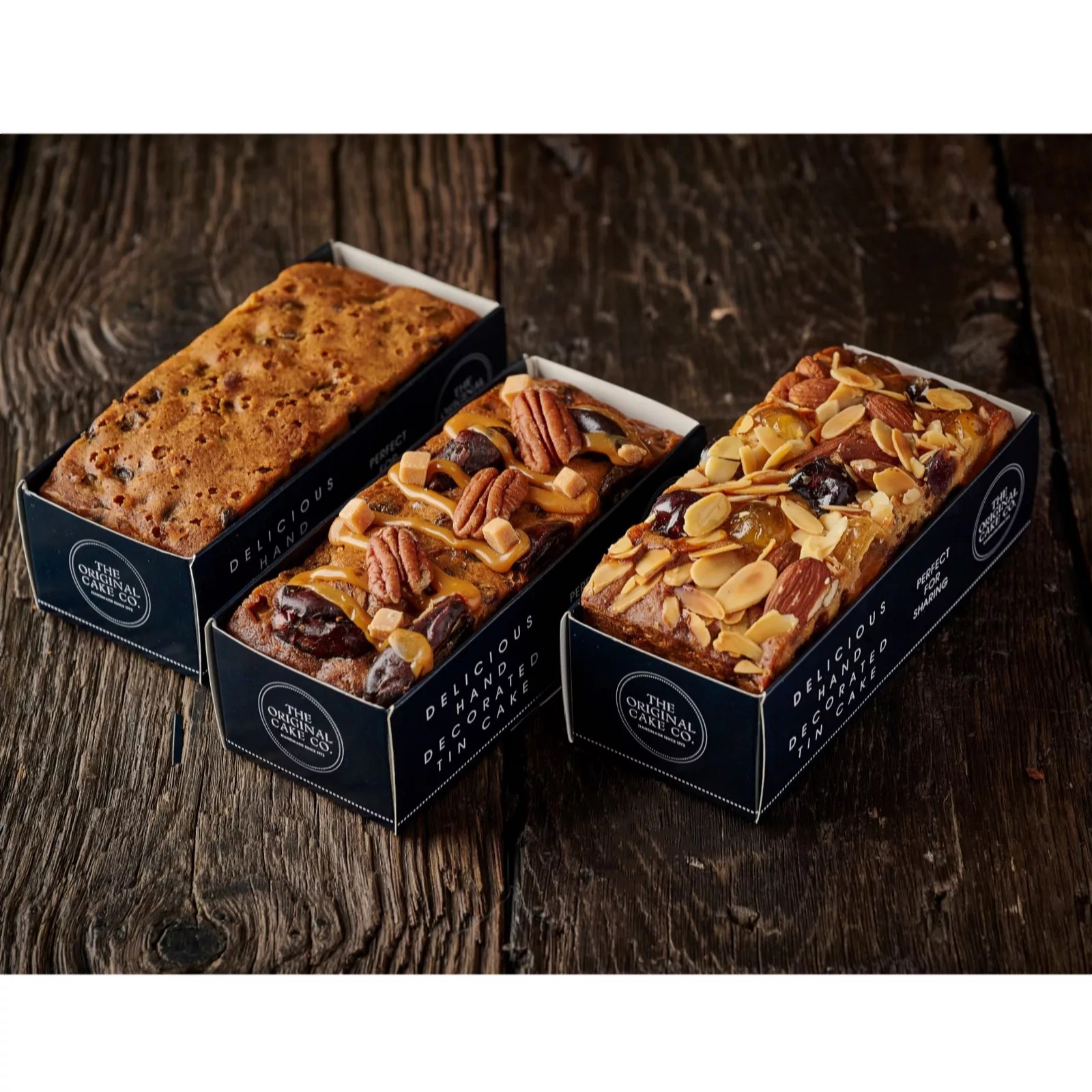 The Original Cake Company 3 Piece Fruit Cake Selection QVC UK