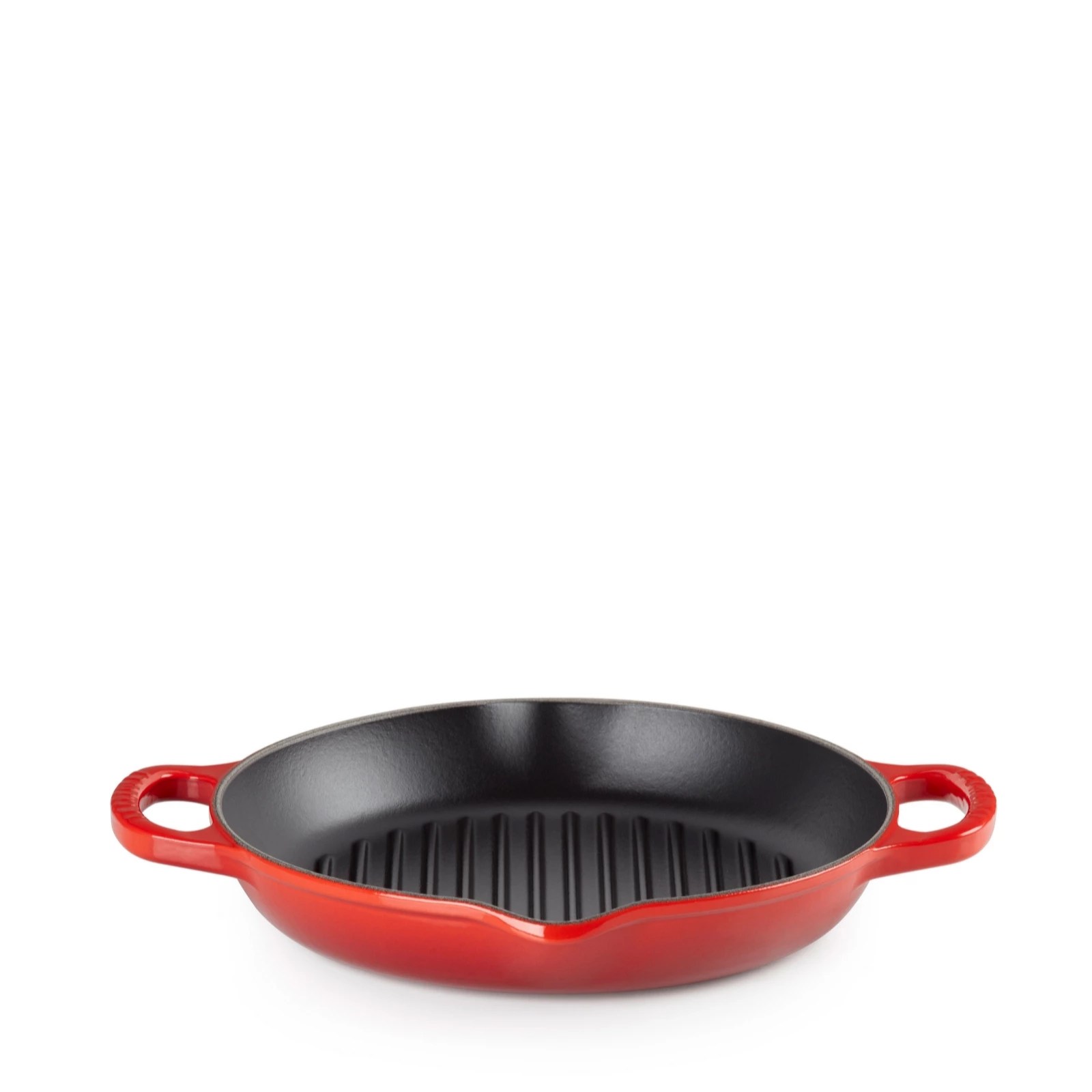 Le Creuset Cast Iron 25cm Round Deep Grill Pan QVC UK