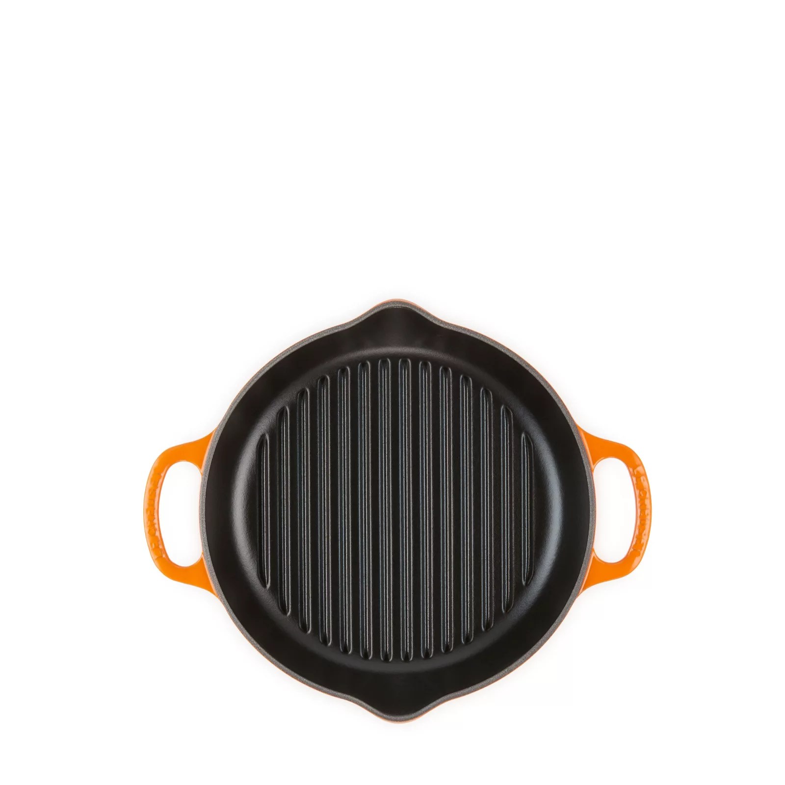 Le Creuset Cast Iron 25cm Round Deep Grill Pan QVC UK