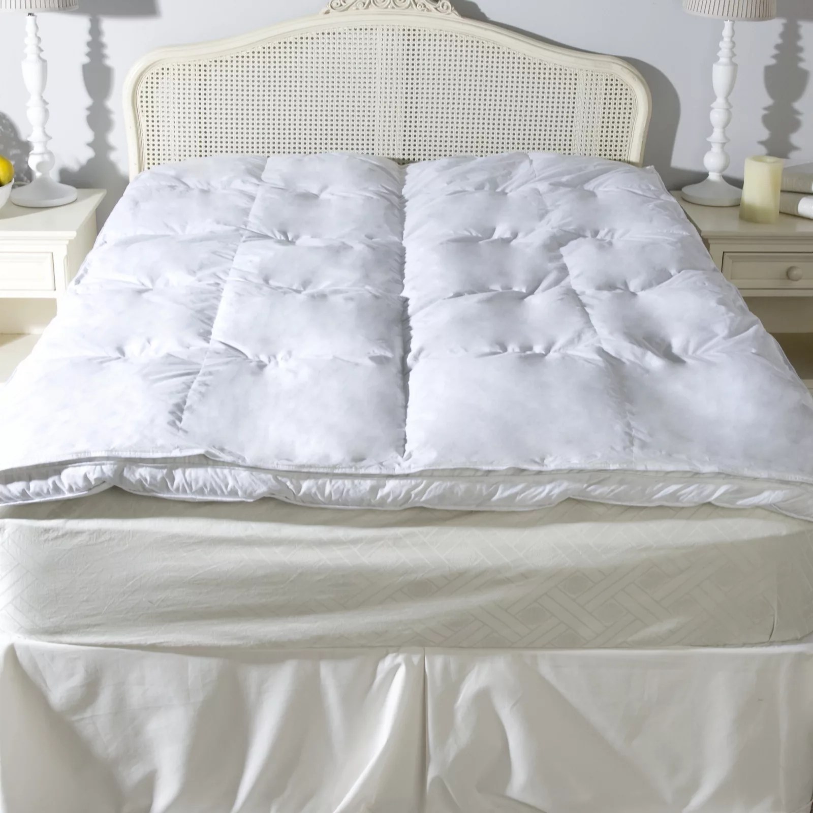 Northern Nights Down on Top Multi Channel Featherbed QVC UK