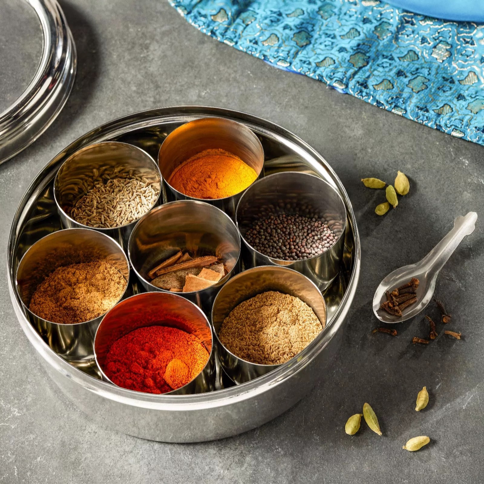 Spice Kitchen Gift Wrapped Spice Tin QVC UK