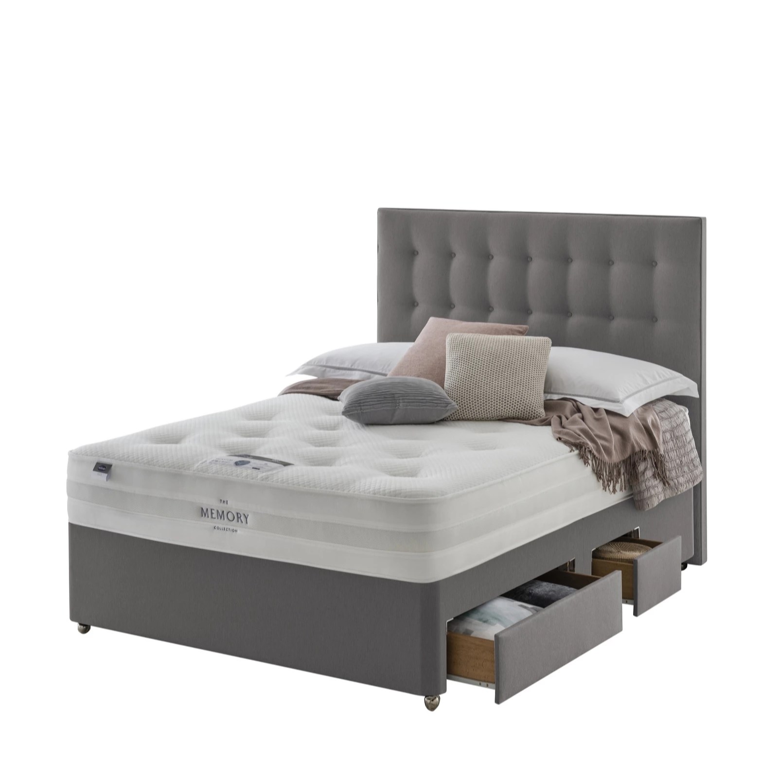 Silentnight Signature 1000 Pocket Memory Mattress & Divan QVC UK