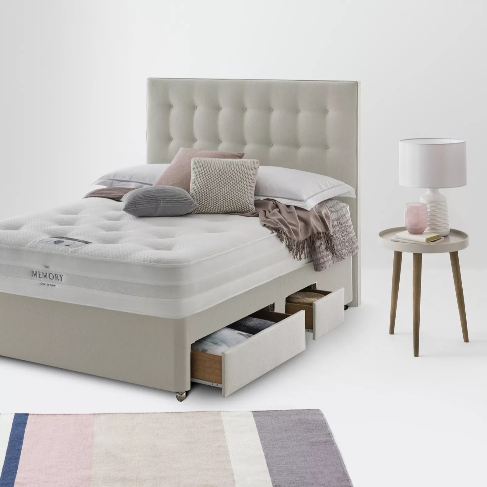 Silentnight Signature 1000 Pocket Memory Mattress & Divan QVC UK