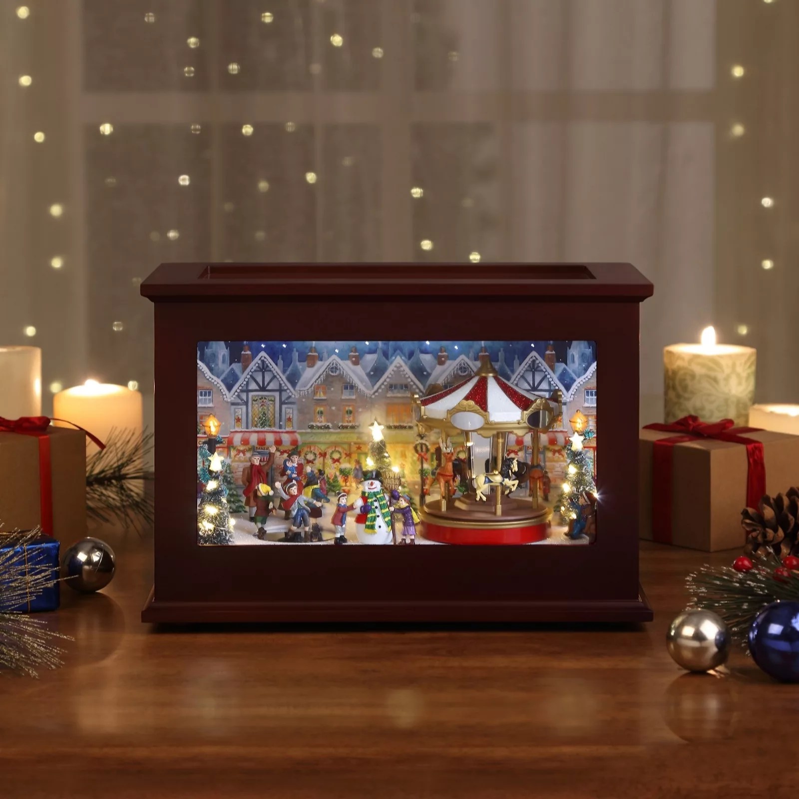 Outlet Mr Christmas Heirloom Music Box QVC UK