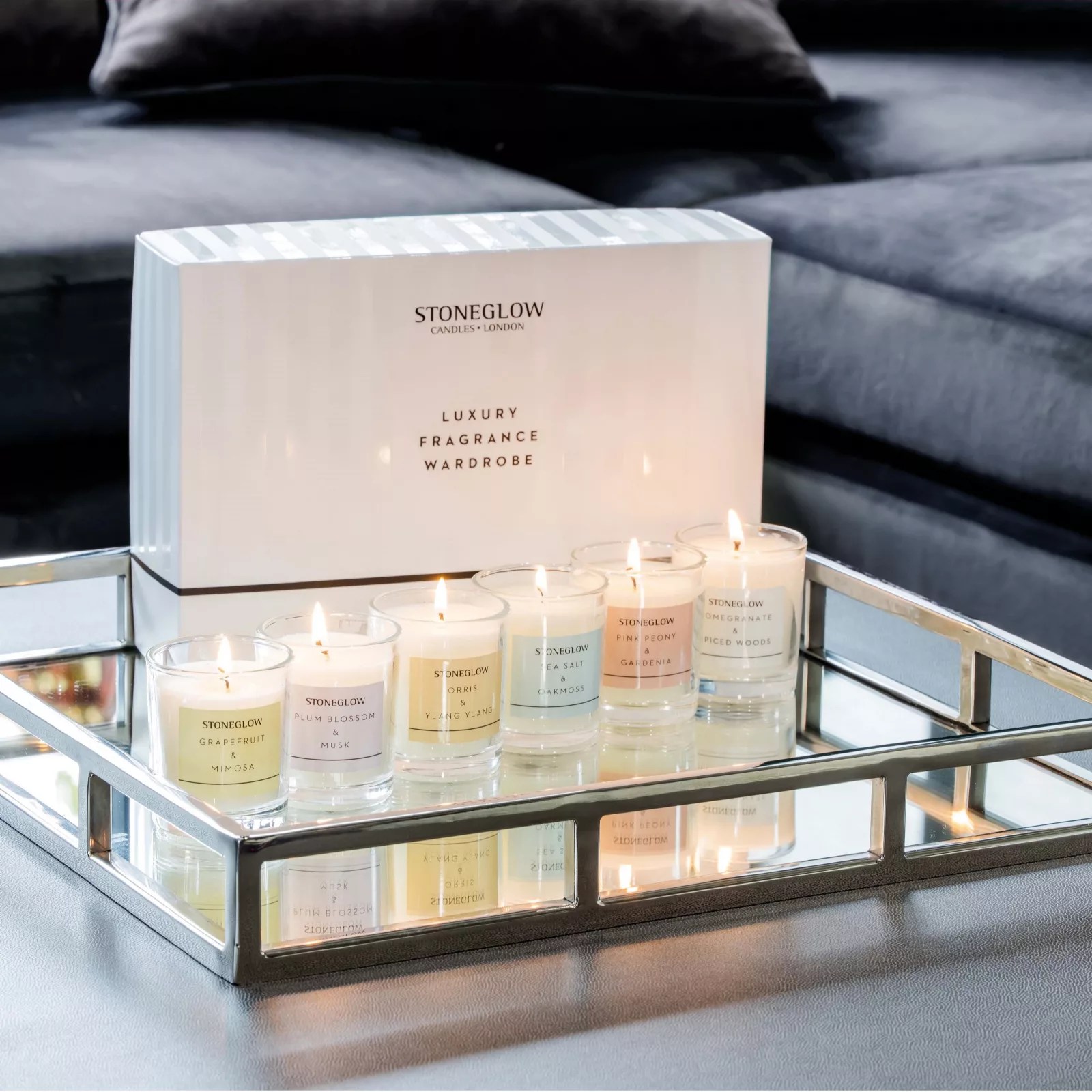 Stoneglow Modern Classics Luxury Fragrance Wardrobe Candle Collection