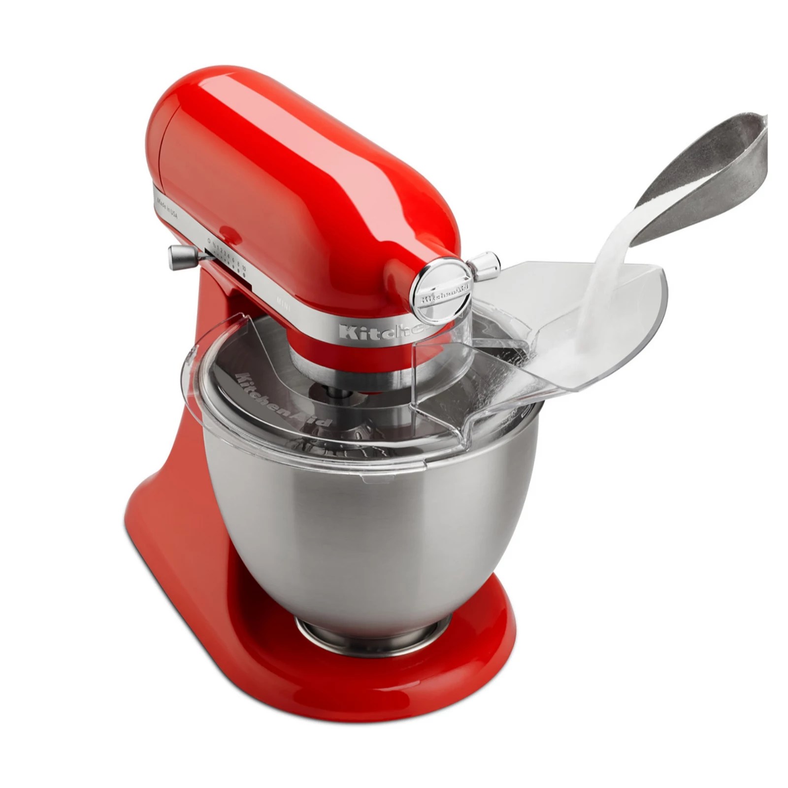 KitchenAid Pouring Shield for 3.3L Mini Stand Mixer QVC UK
