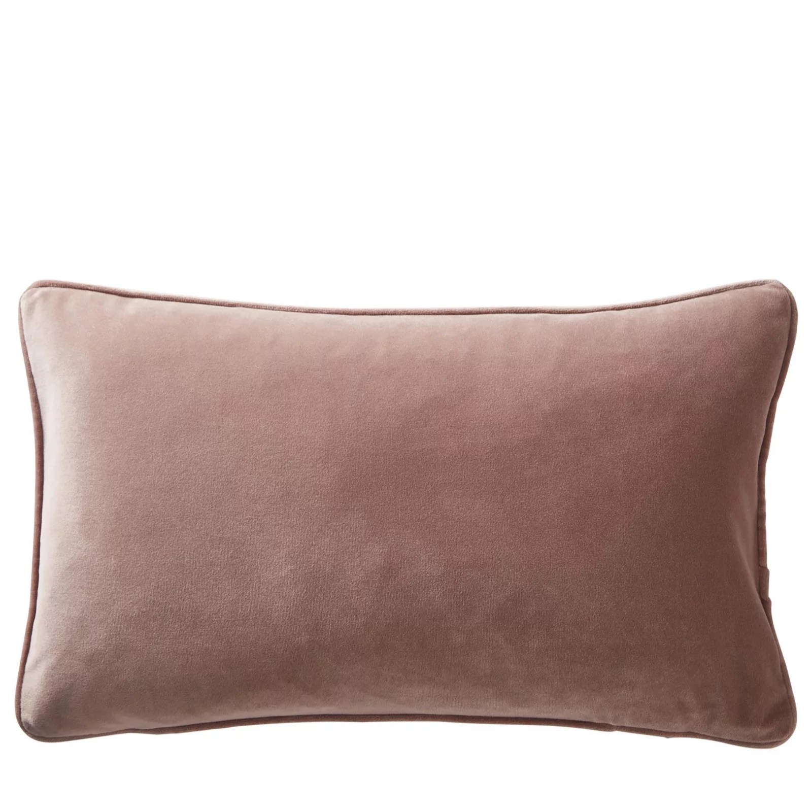 Karen Millen Blush Velvet Boudoir Cushion QVC UK