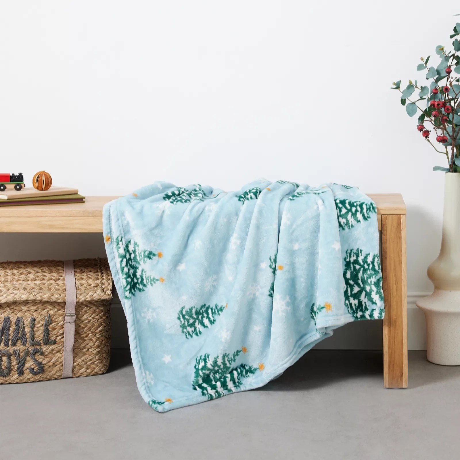 Cozee Home Plush Print Throw QVC UK