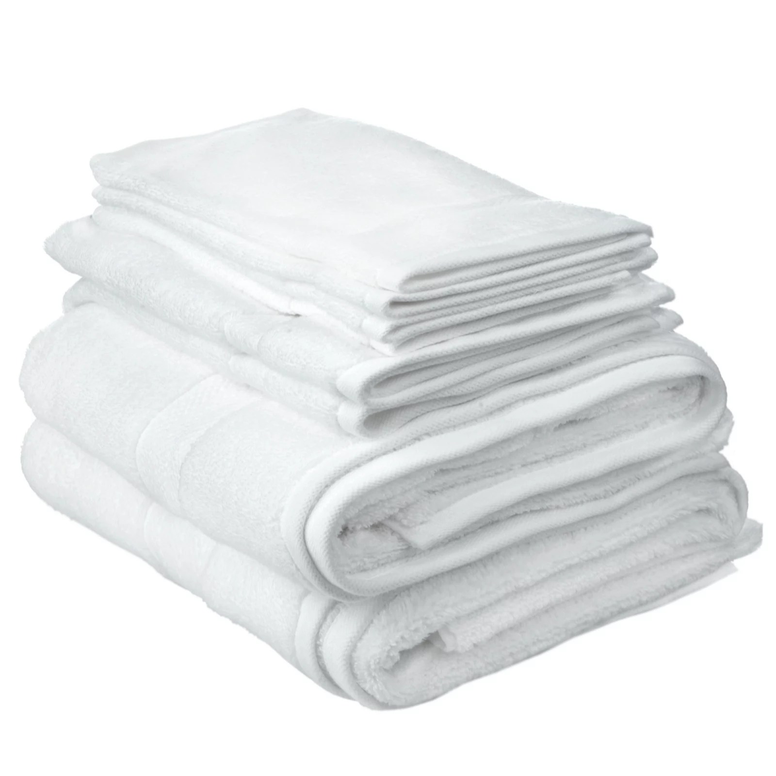 Northern Nights MicroCotton 600 GSM 8 Piece Towel Set QVC UK