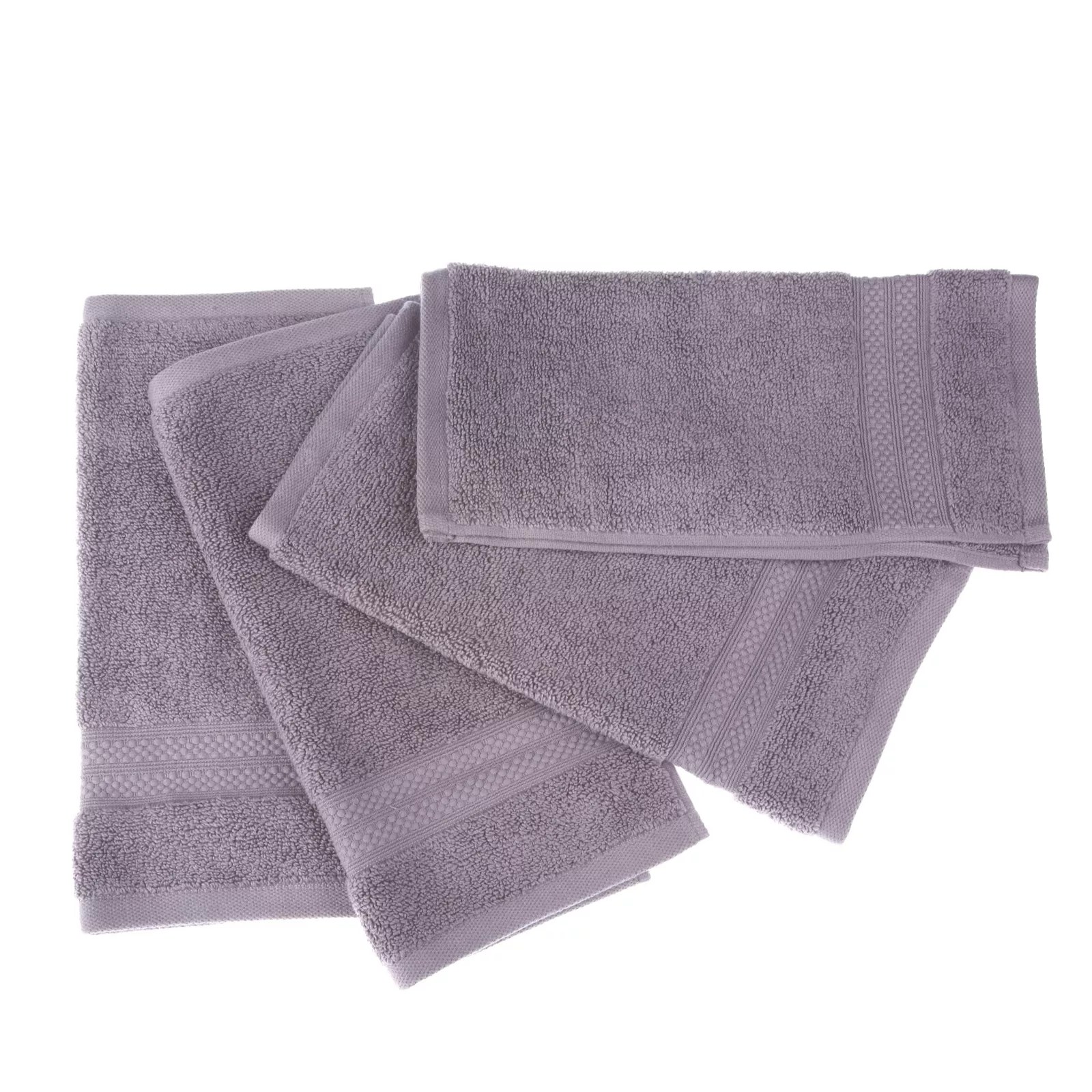 Northern Nights MicroCotton 600 GSM 8 Piece Towel Set QVC UK
