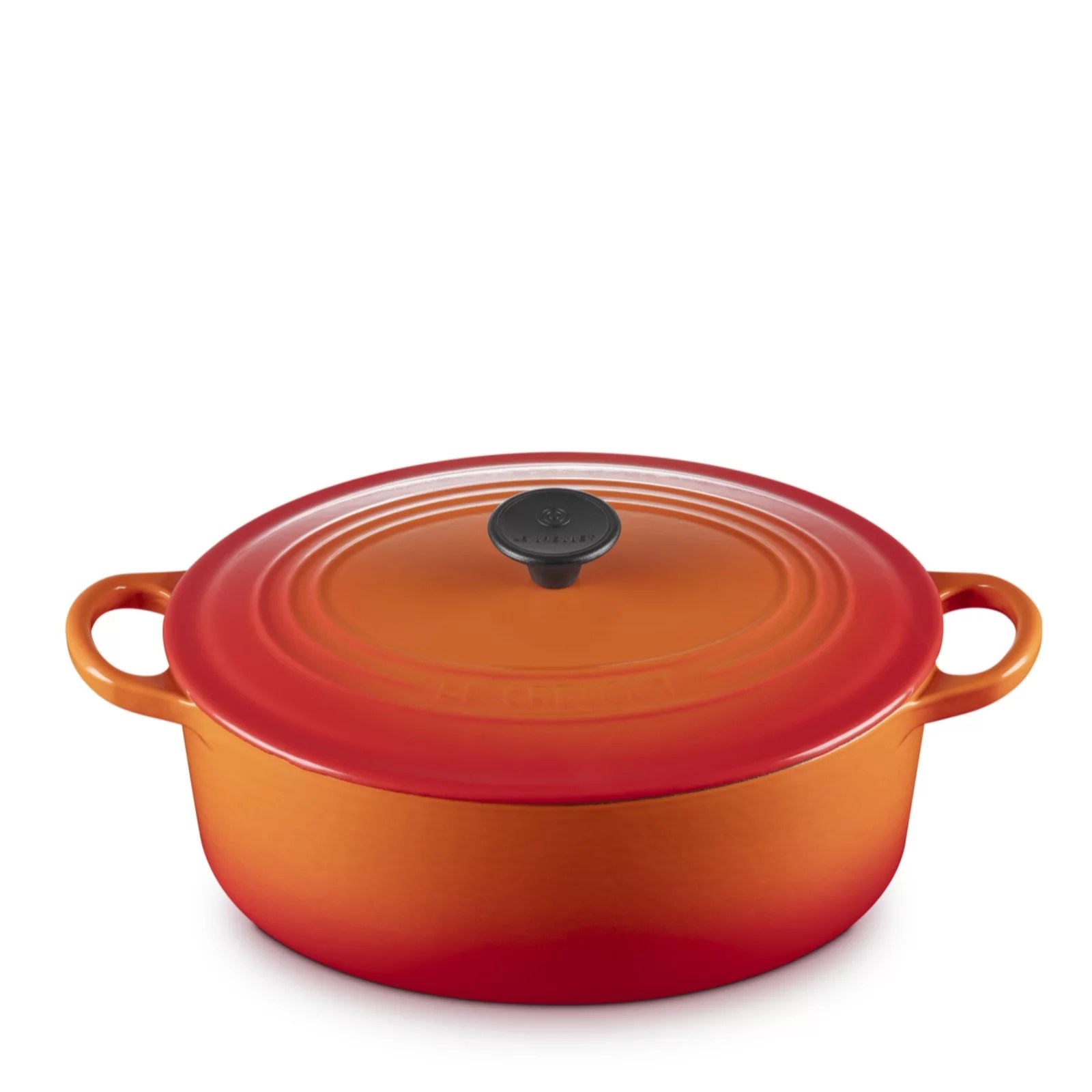 Le Creuset 25cm Cast Iron Oval Casserole Dish QVC UK