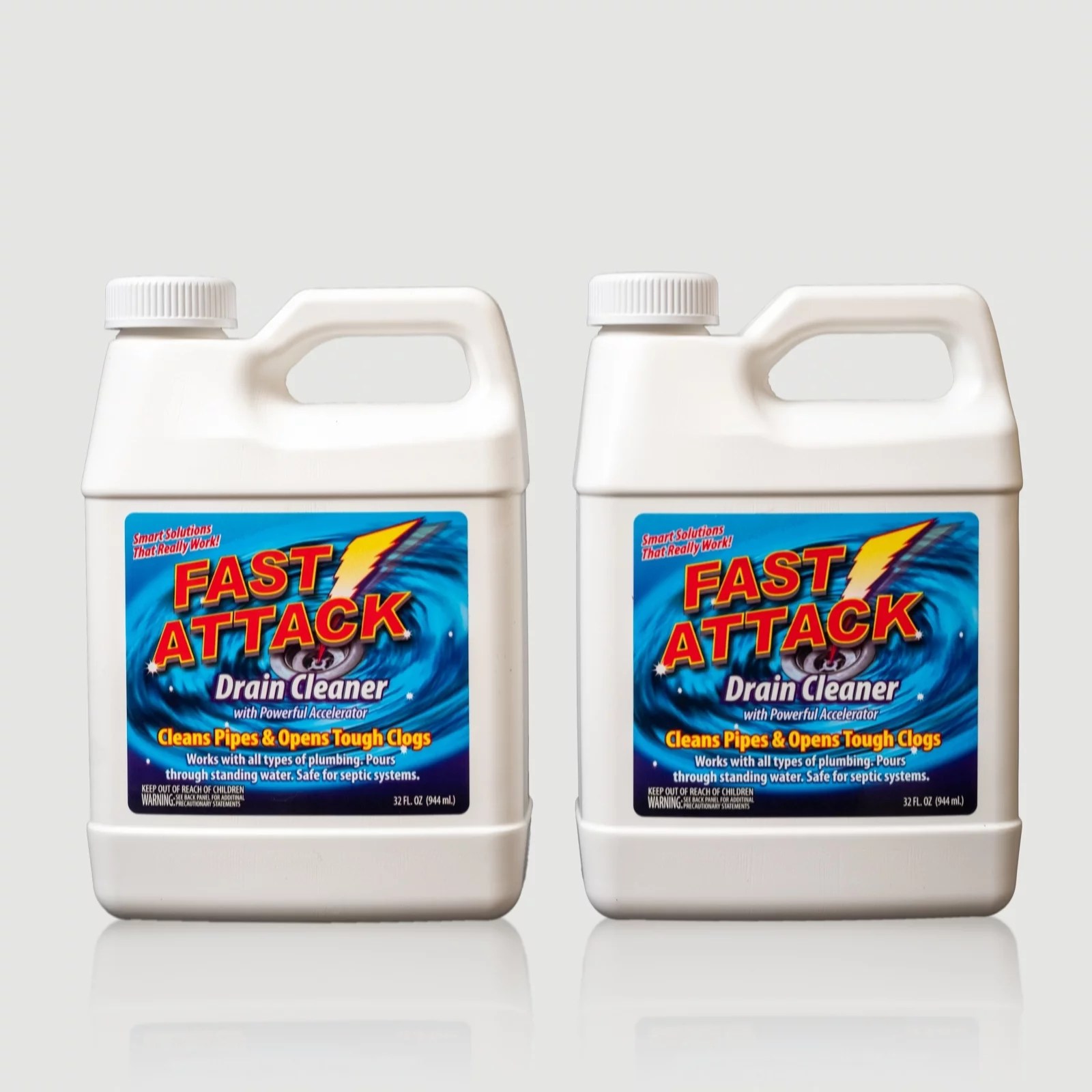 Fast Attack 2 Piece Drain Cleaning Kit QVC UK