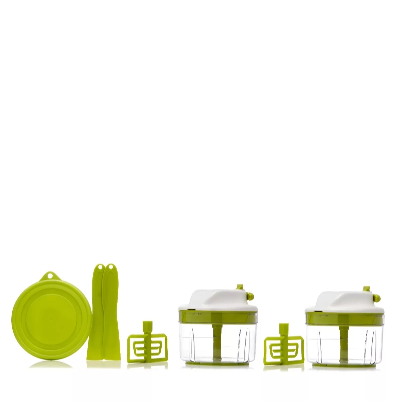 Outlet Cook's Essentials Set of 2 Dual Speed Pull Choppers QVC UK