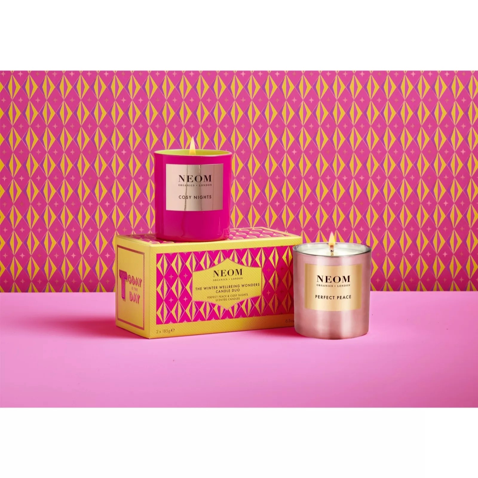 Outlet Neom Wellbeing Wonders Scented Candle Duo QVC UK