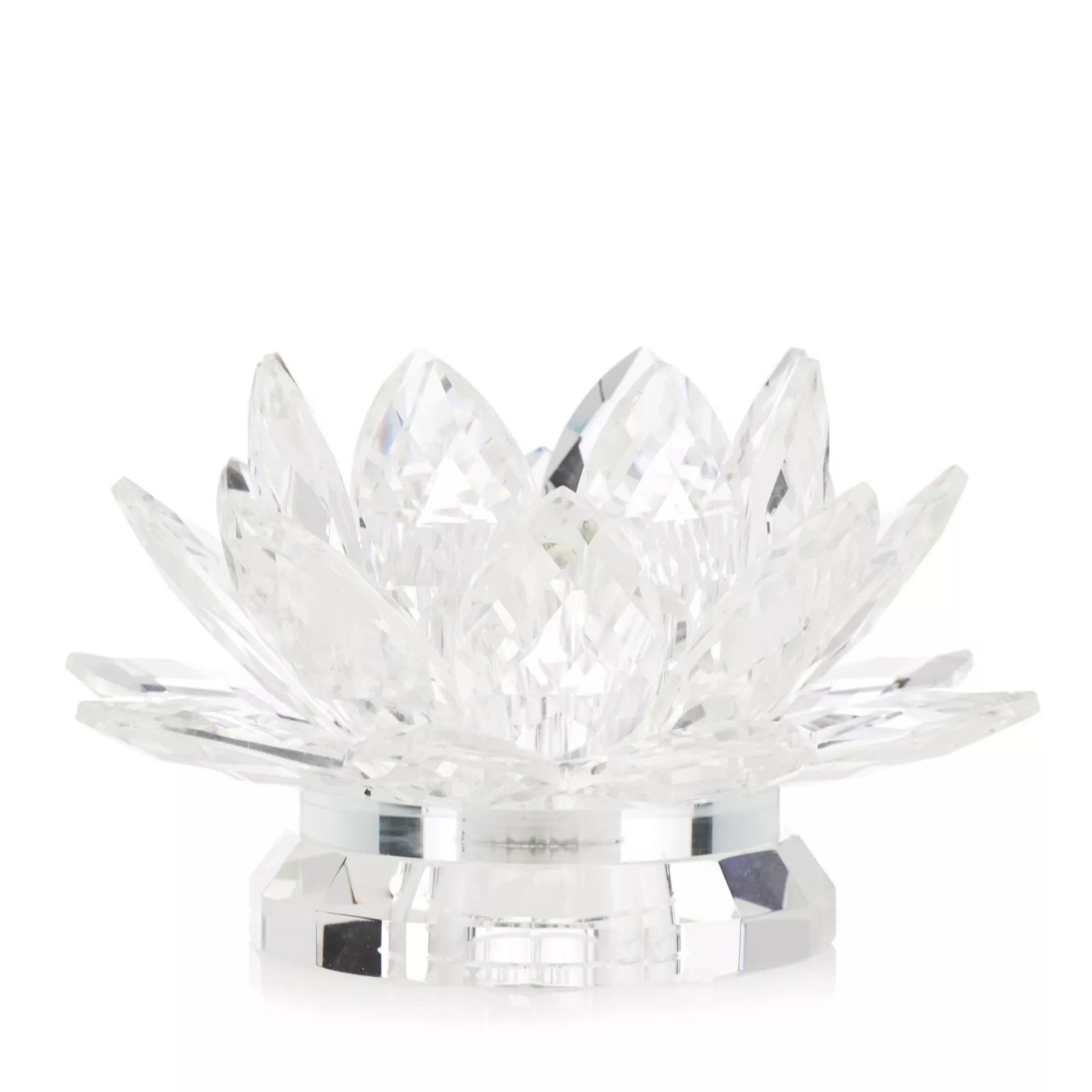 Outlet Julien Macdonald Crystal Lotus Flower Table Lamp QVC UK