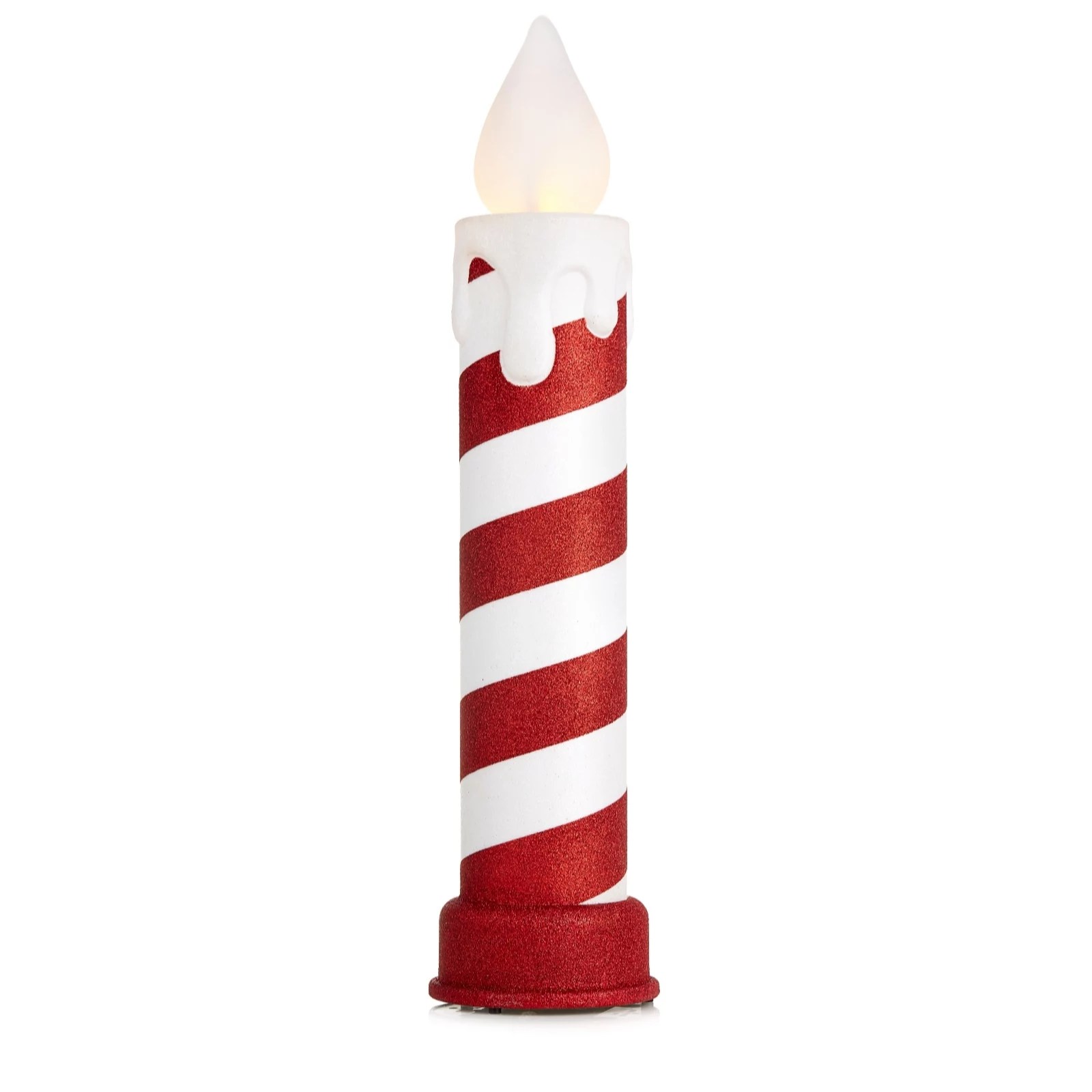 Outlet Mr Christmas Indoor/Outdoor 24" Light Up Candle QVC UK