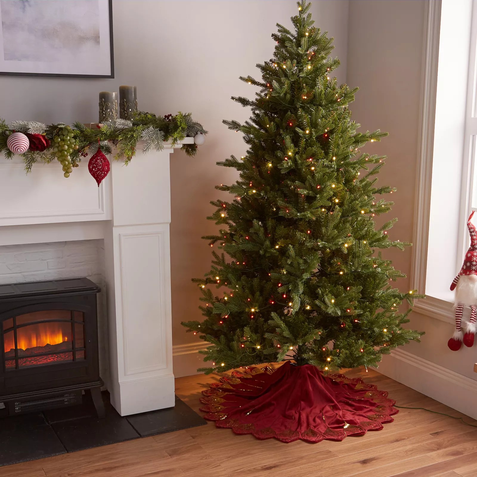 Alison Cork Velvet Sequin Tree Skirt QVC UK