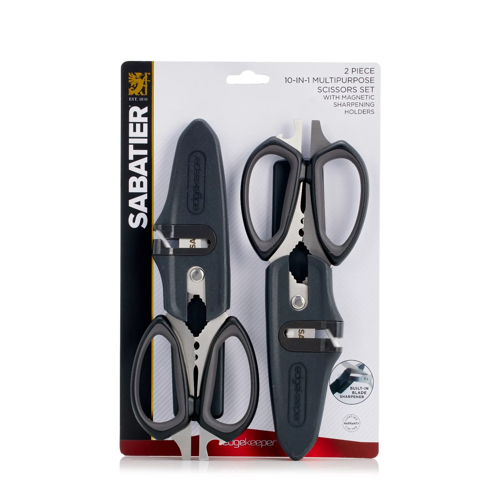 Outlet Sabatier Set of 2 10 in 1 Multifunctional Scissors QVC UK